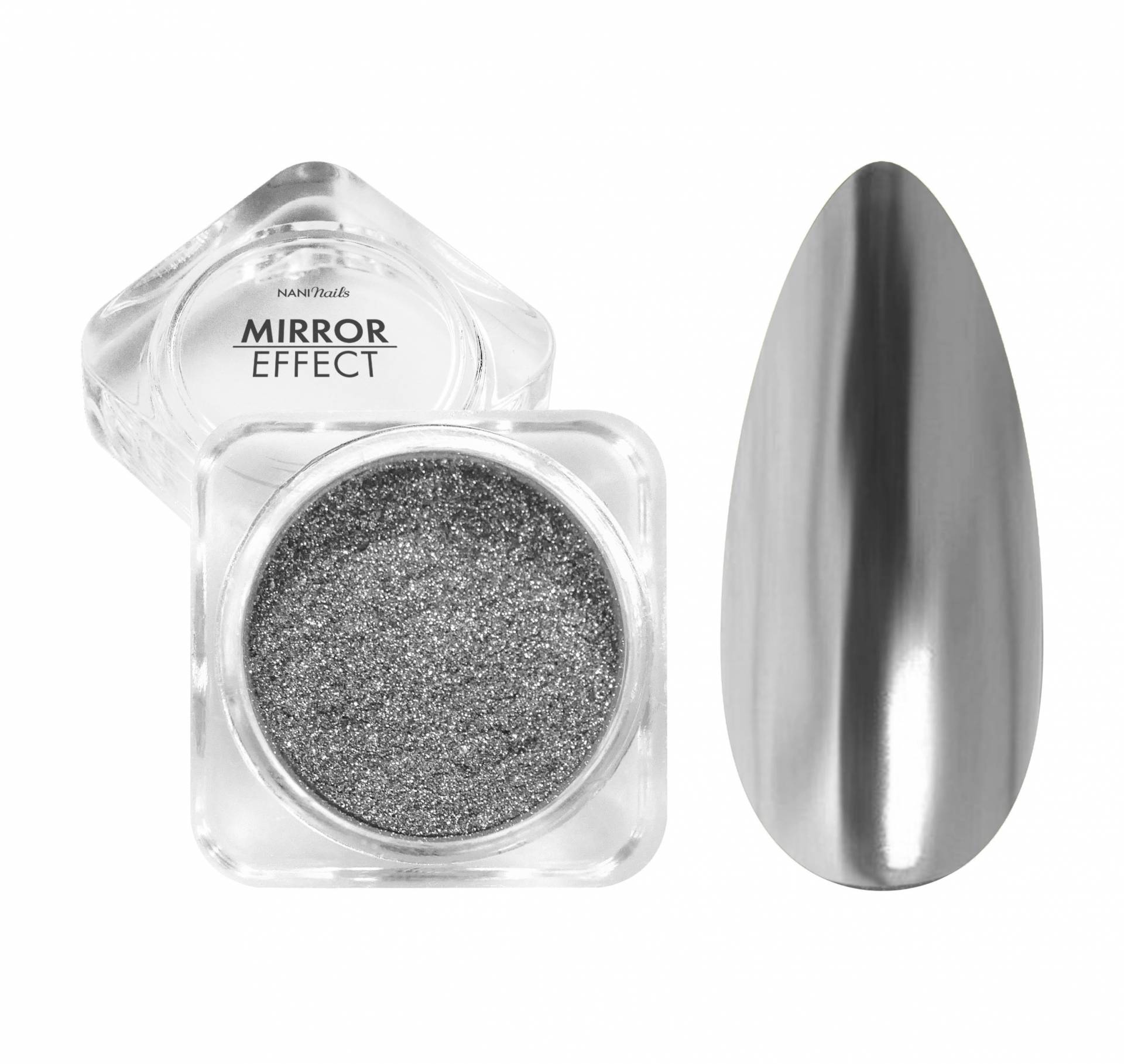 Pigment de lustruire NANI Mirror Effect - Silver Steel