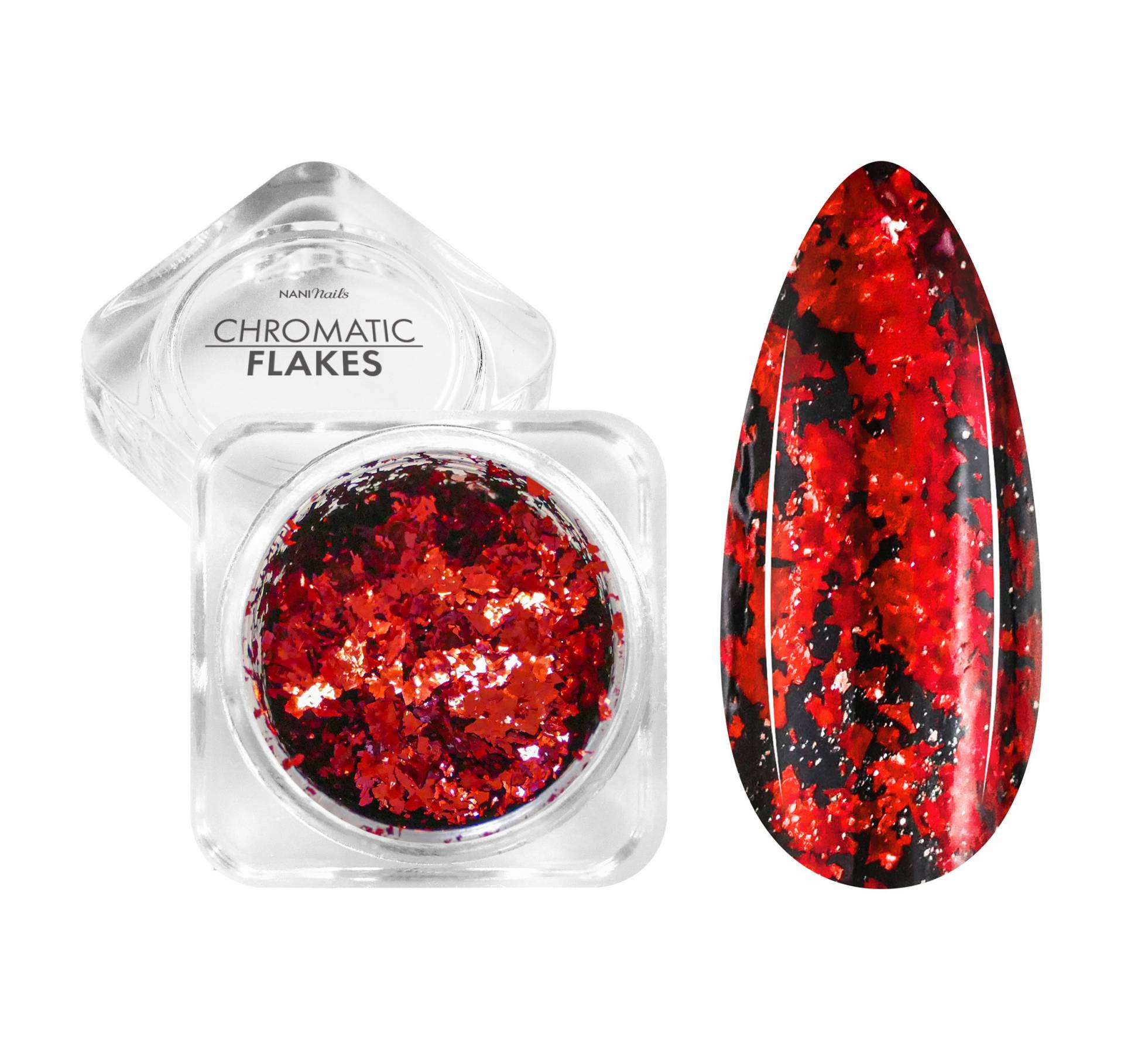 Pigment de lustruire NANI Chromatic Flakes - Red