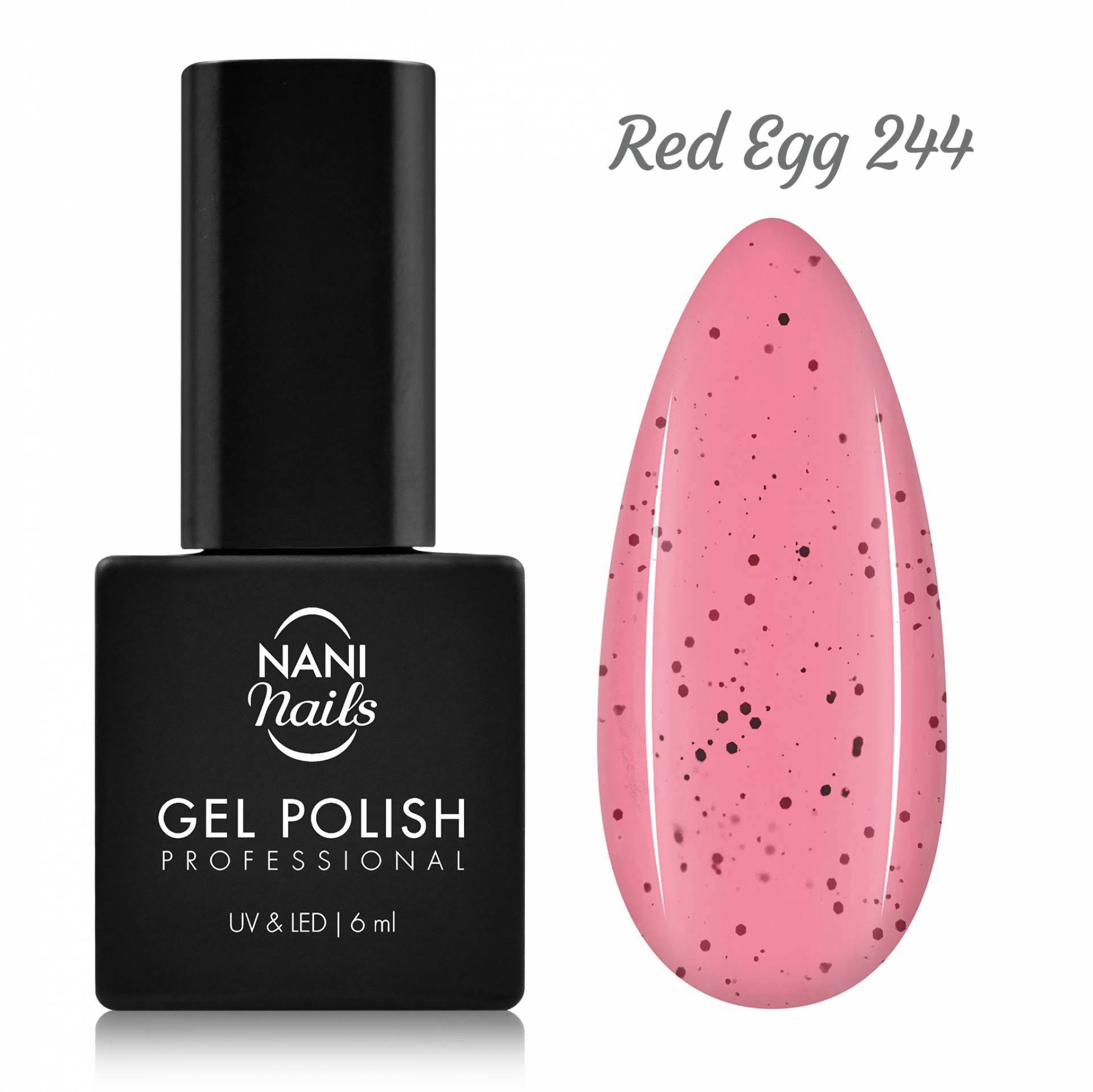 Ojă semipermanentă NANI 6 ml - Red Egg