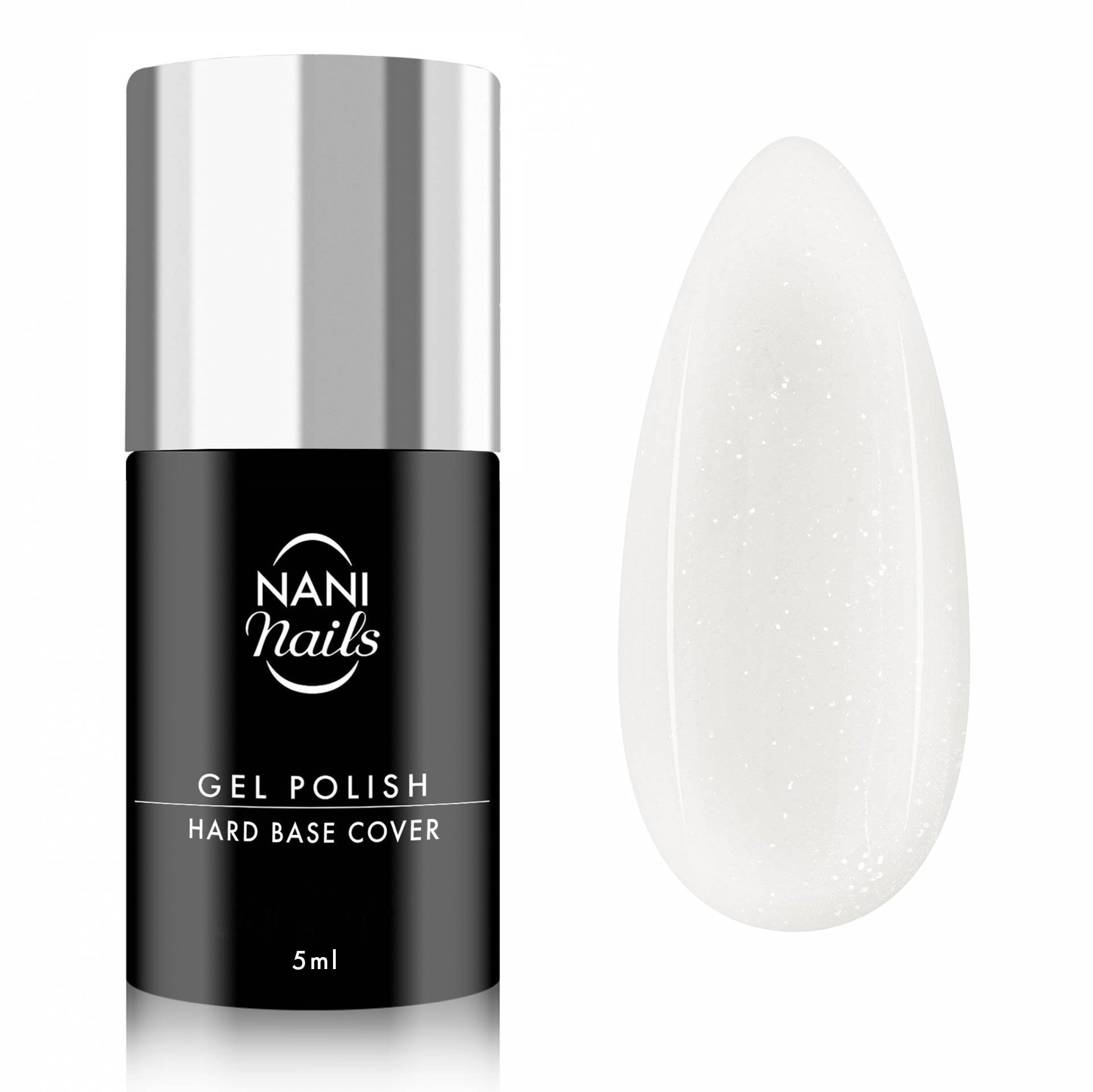 NANI ojă semipermanentă Hard Base Cover 5 ml - Milky Shine