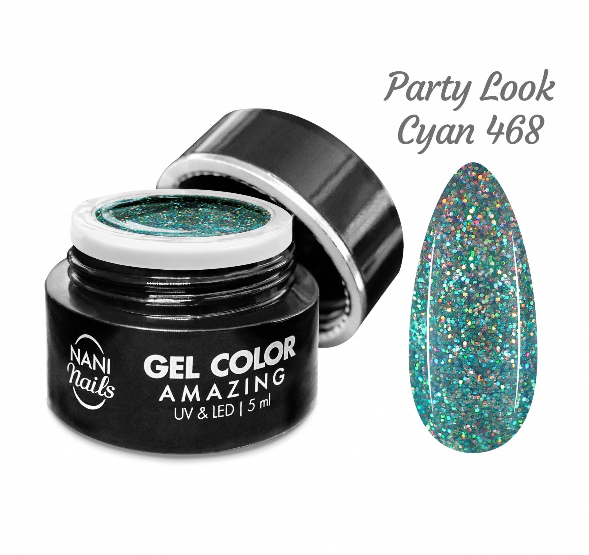 NANI gel UV Amazing Line 5 ml - Party Look Cyan