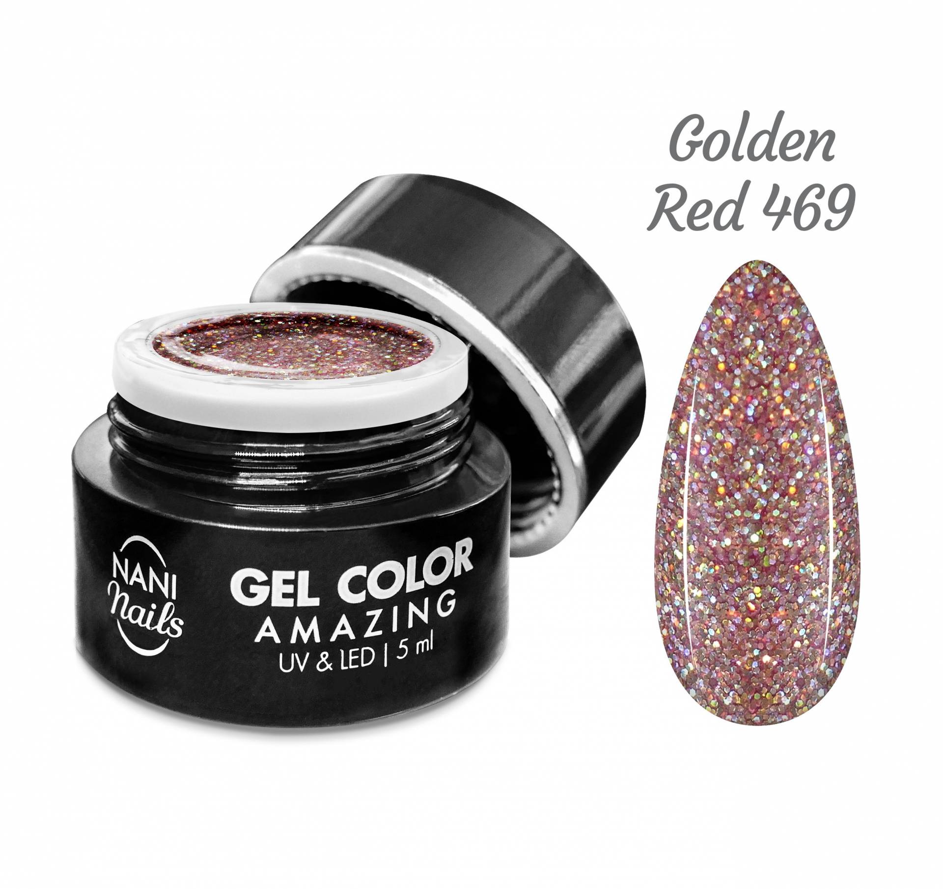 NANI gel UV Amazing Line 5 ml - Golden Red