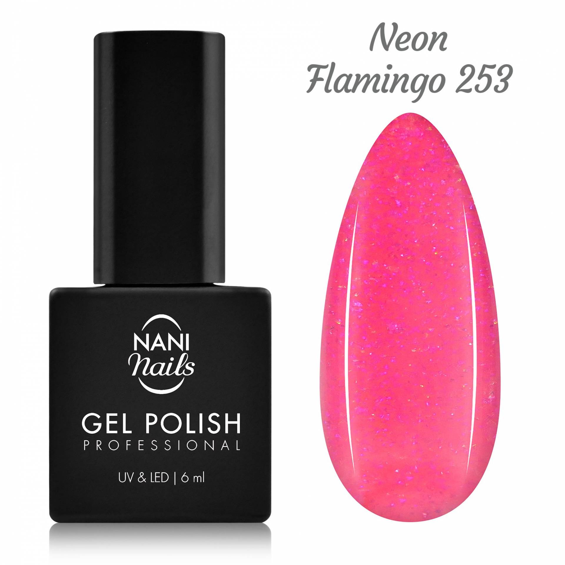 NANI ojă semipermanentă 6 ml - Neon Flamingo