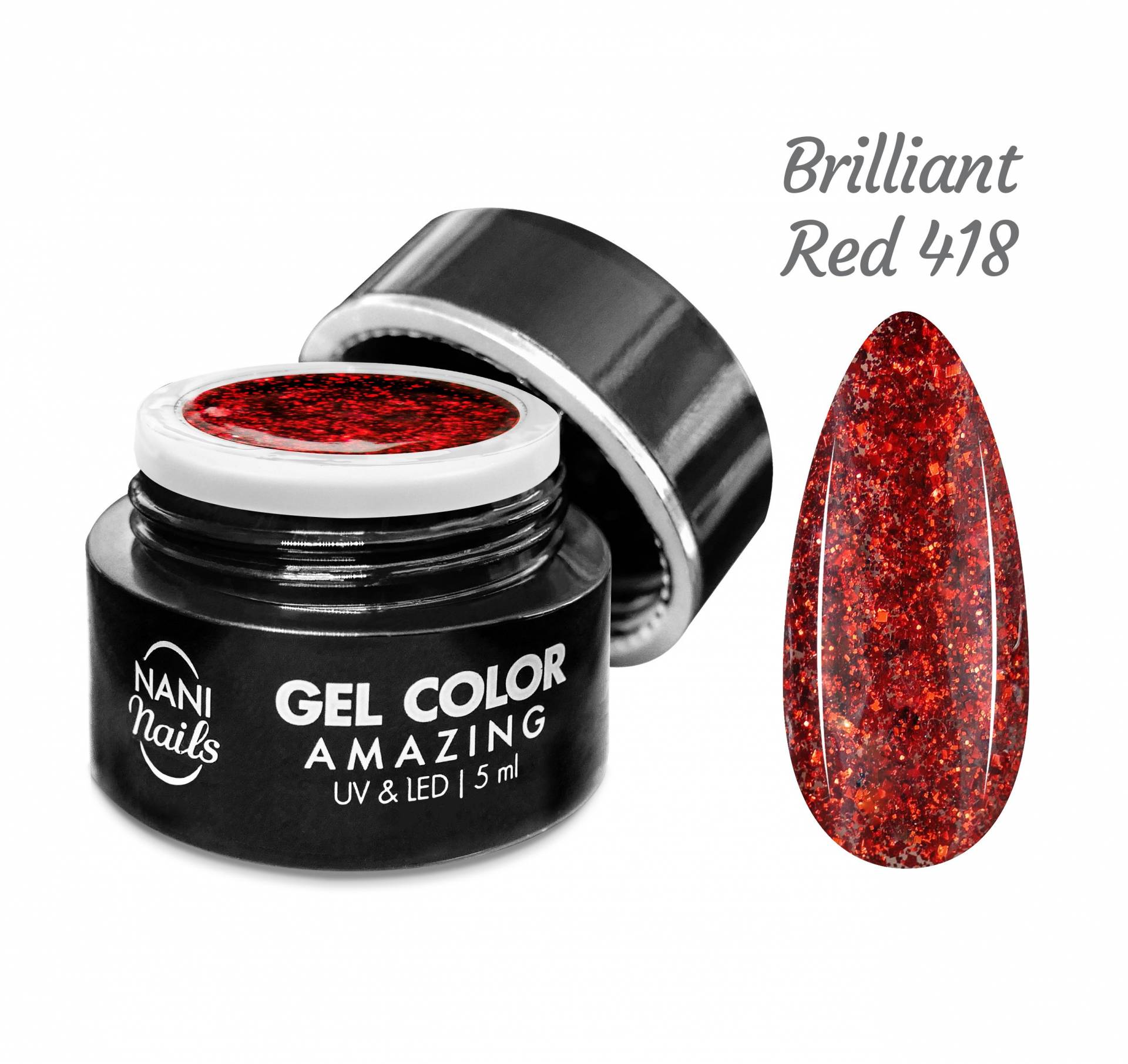 NANI gel UV Amazing Line 5 ml - Brilliant Red