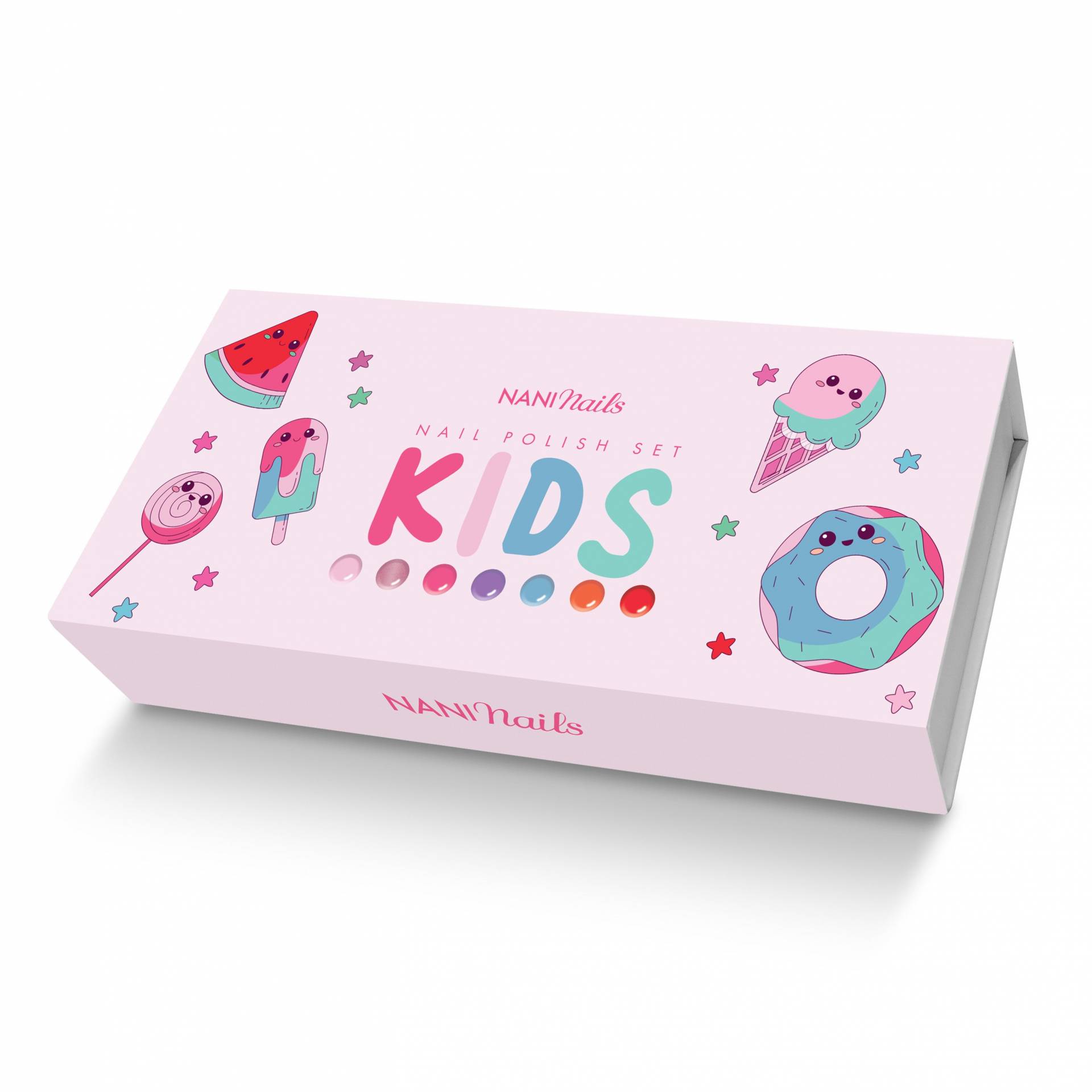 NANI Kids Nail Polish Set - Set de lacuri de unghii pentru copii