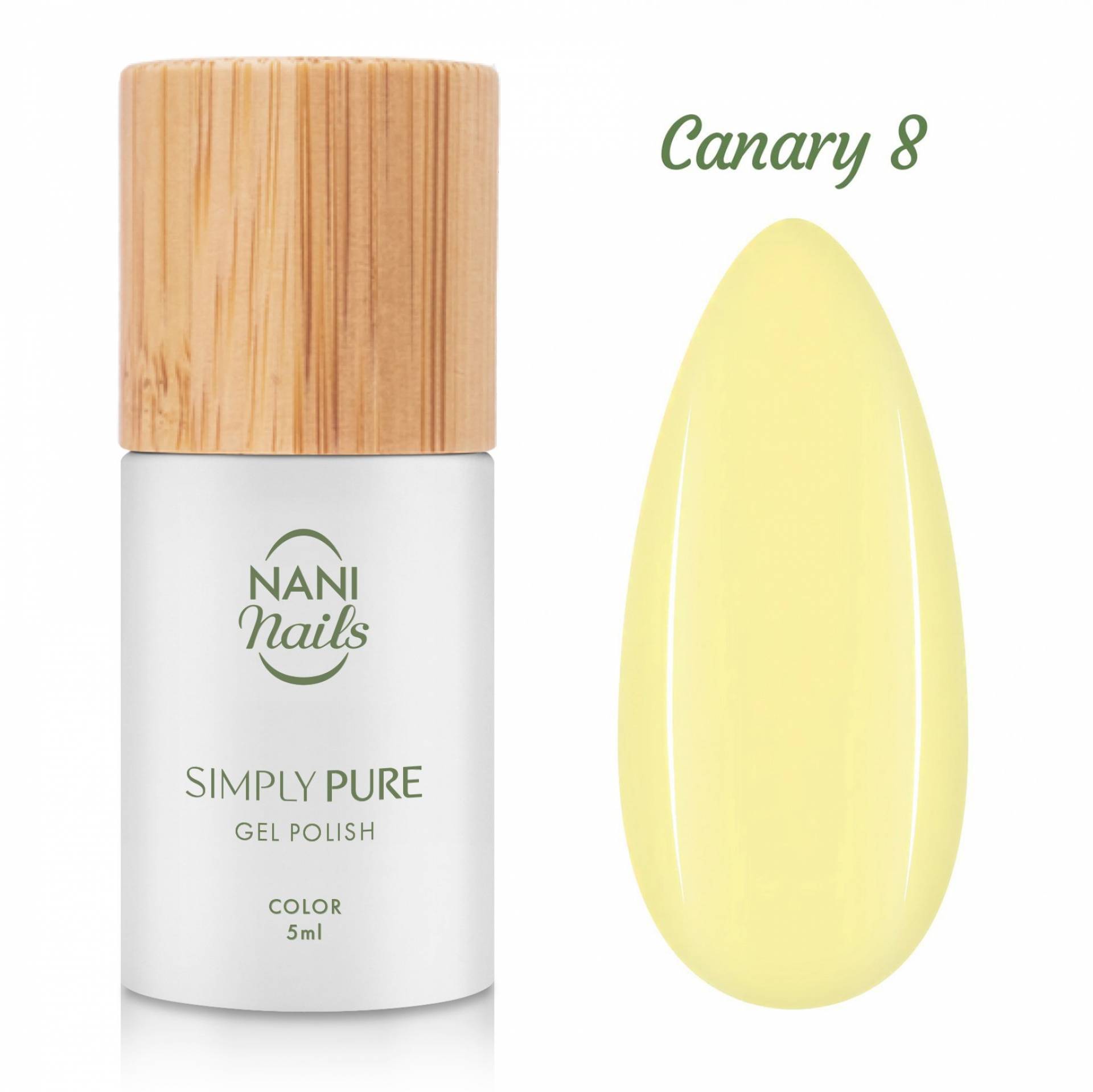 NANI ojă semipermanentă Simply Pure 5 ml - Canary