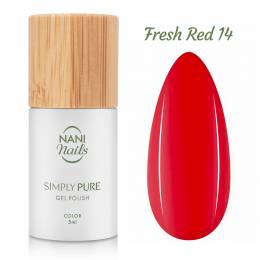 NANI ojă semipermanentă Simply Pure 5 ml - Fresh Red