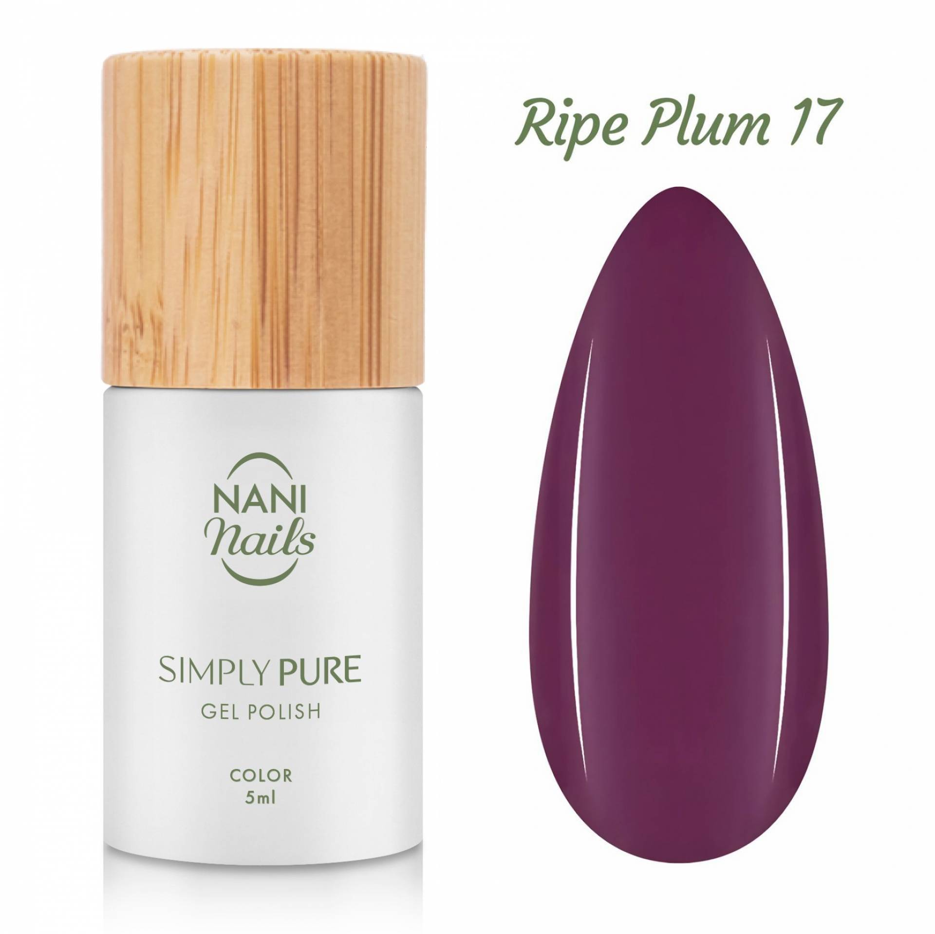 NANI ojă semipermanentă Simply Pure 5 ml - Ripe Plum
