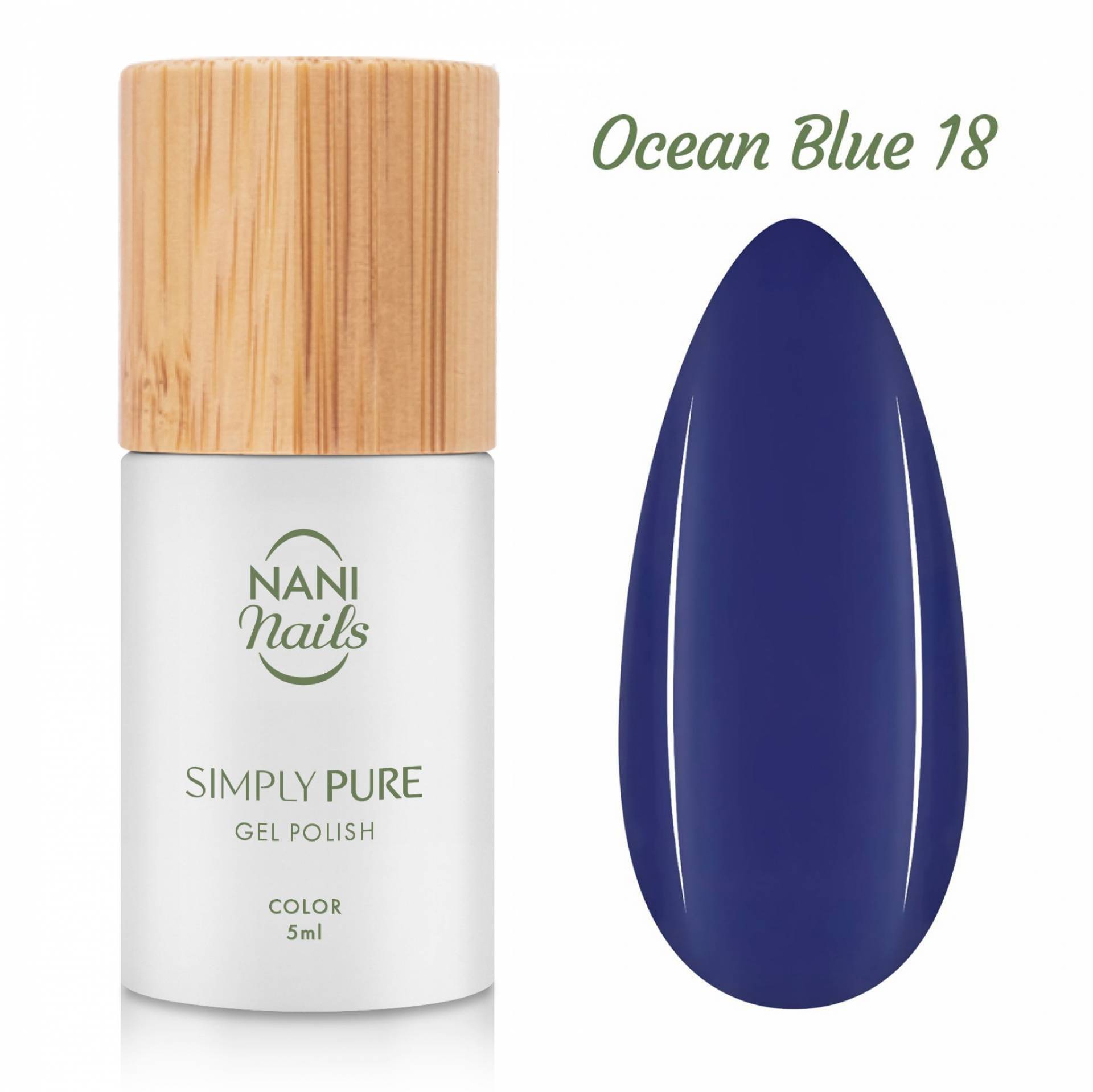 NANI ojă semipermanentă Simply Pure 5 ml - Ocean Blue