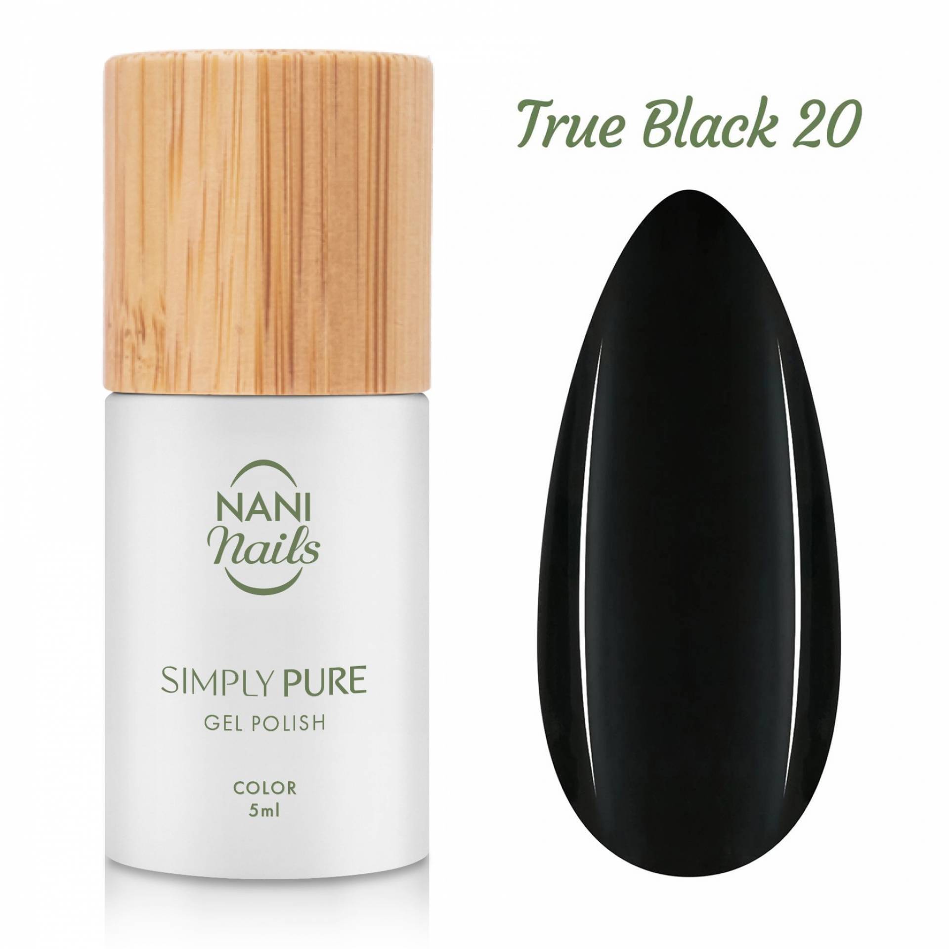 NANI ojă semipermanentă Simply Pure 5 ml - True Black