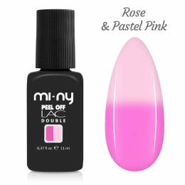 MI-NY Ojă semipermanentă Peel Off 11 ml - Rose & Pastel Pink