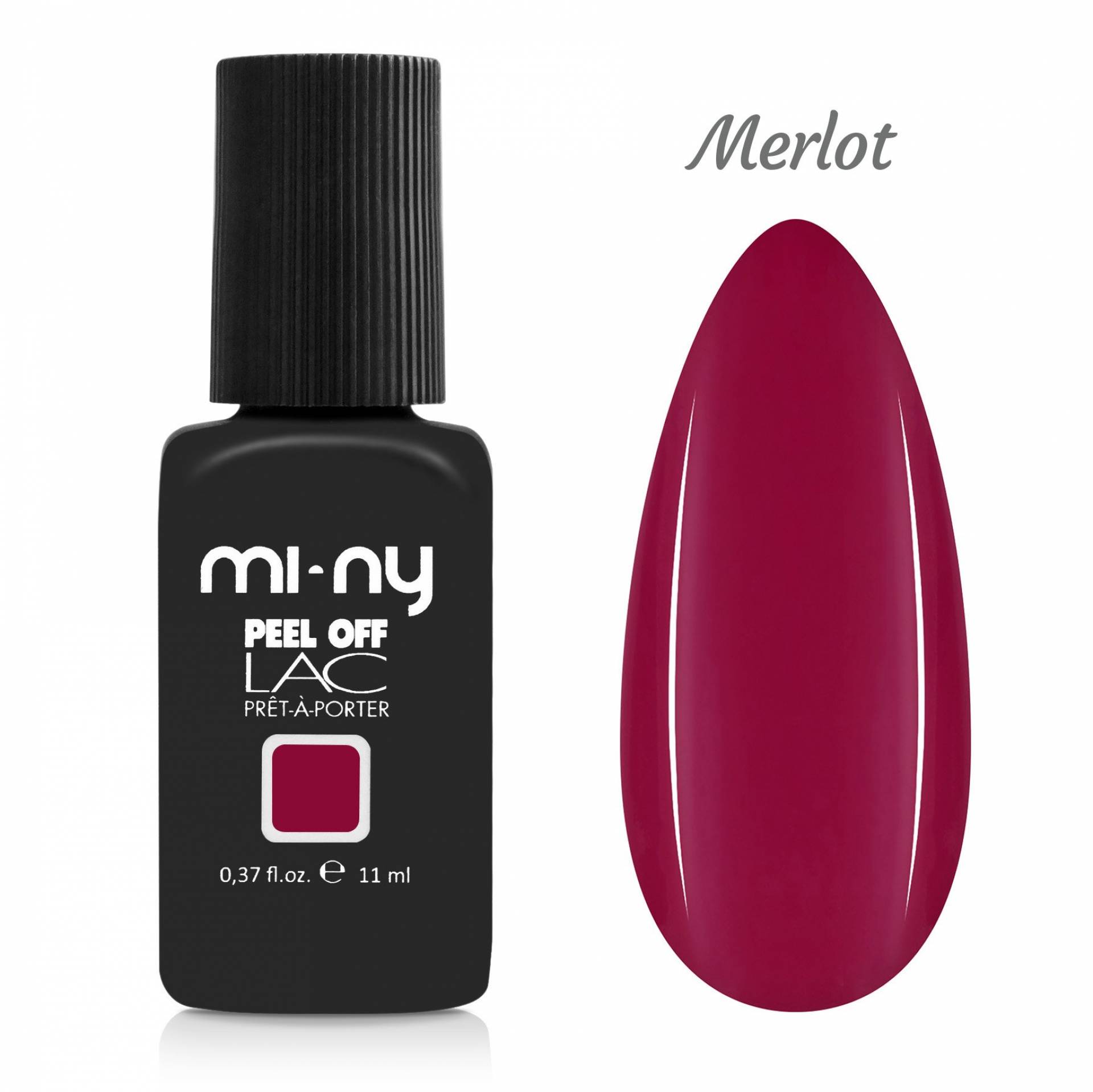 MI-NY Ojă semipermanentă Peel Off 11 ml - Merlot