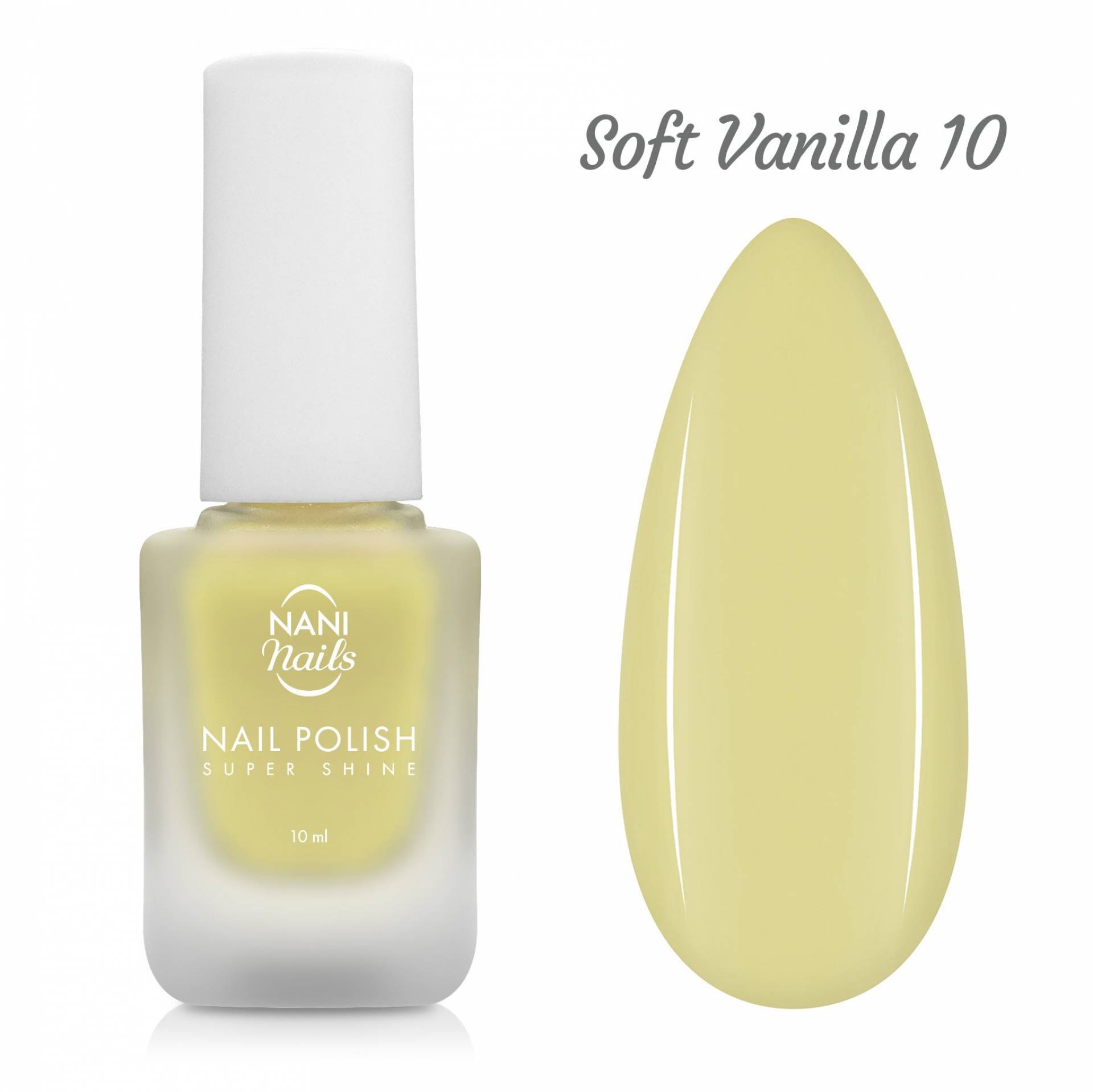 NANI lac de unghii Super Shine 10 ml - Soft Vanilla