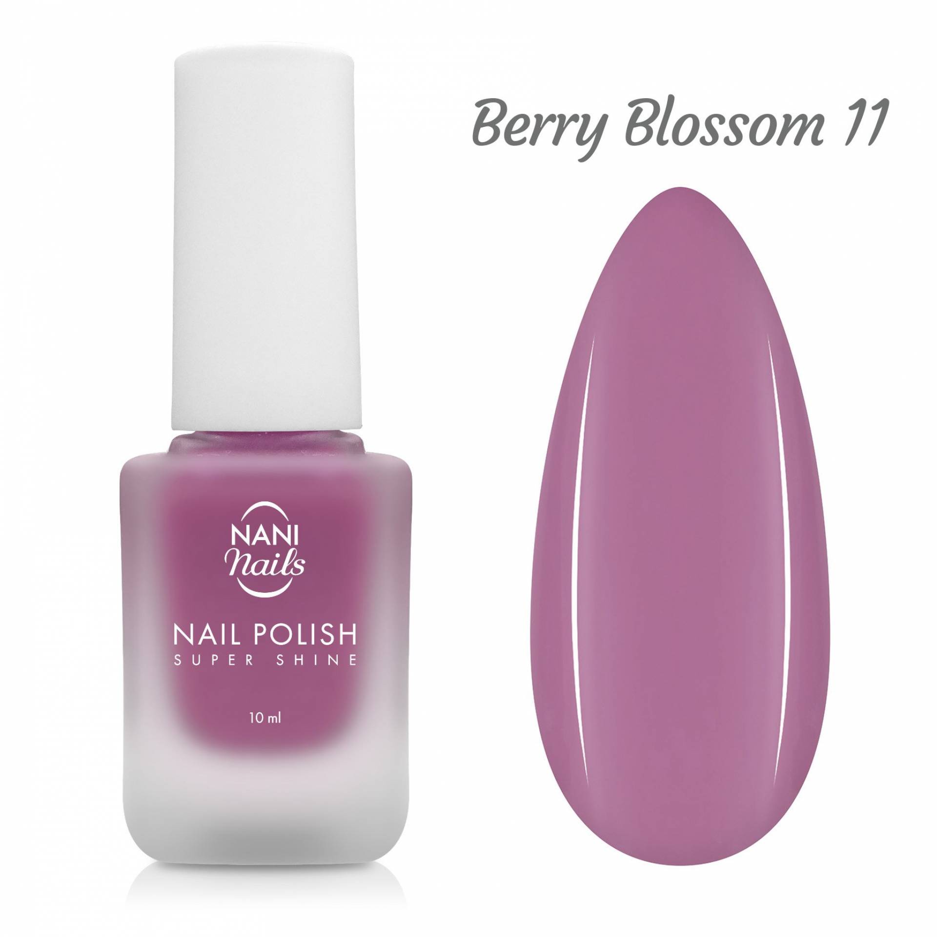 NANI lac de unghii Super Shine 10 ml - Berry Blossom