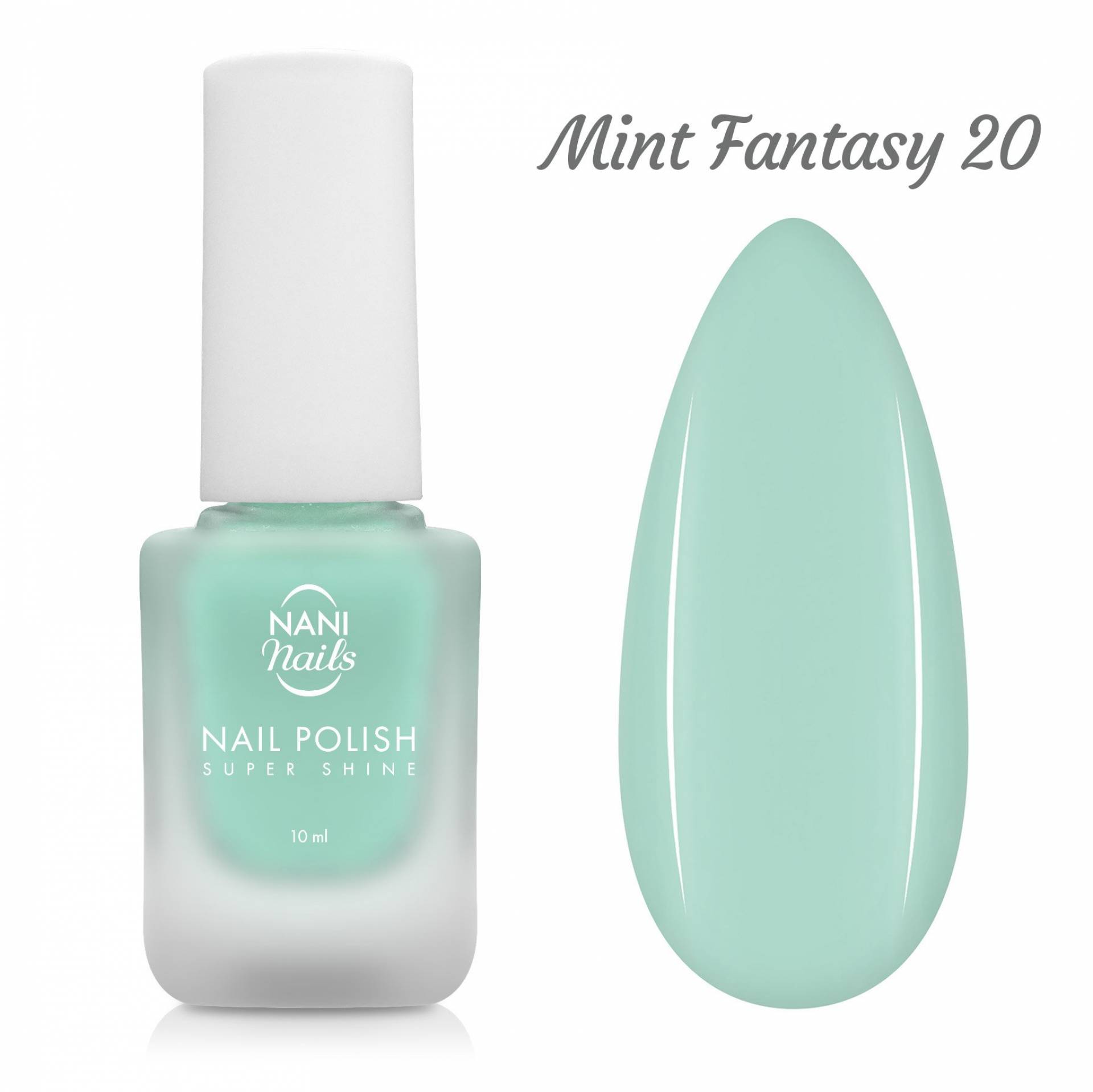 NANI lac de unghii Super Shine 10 ml - Mint Fantasy