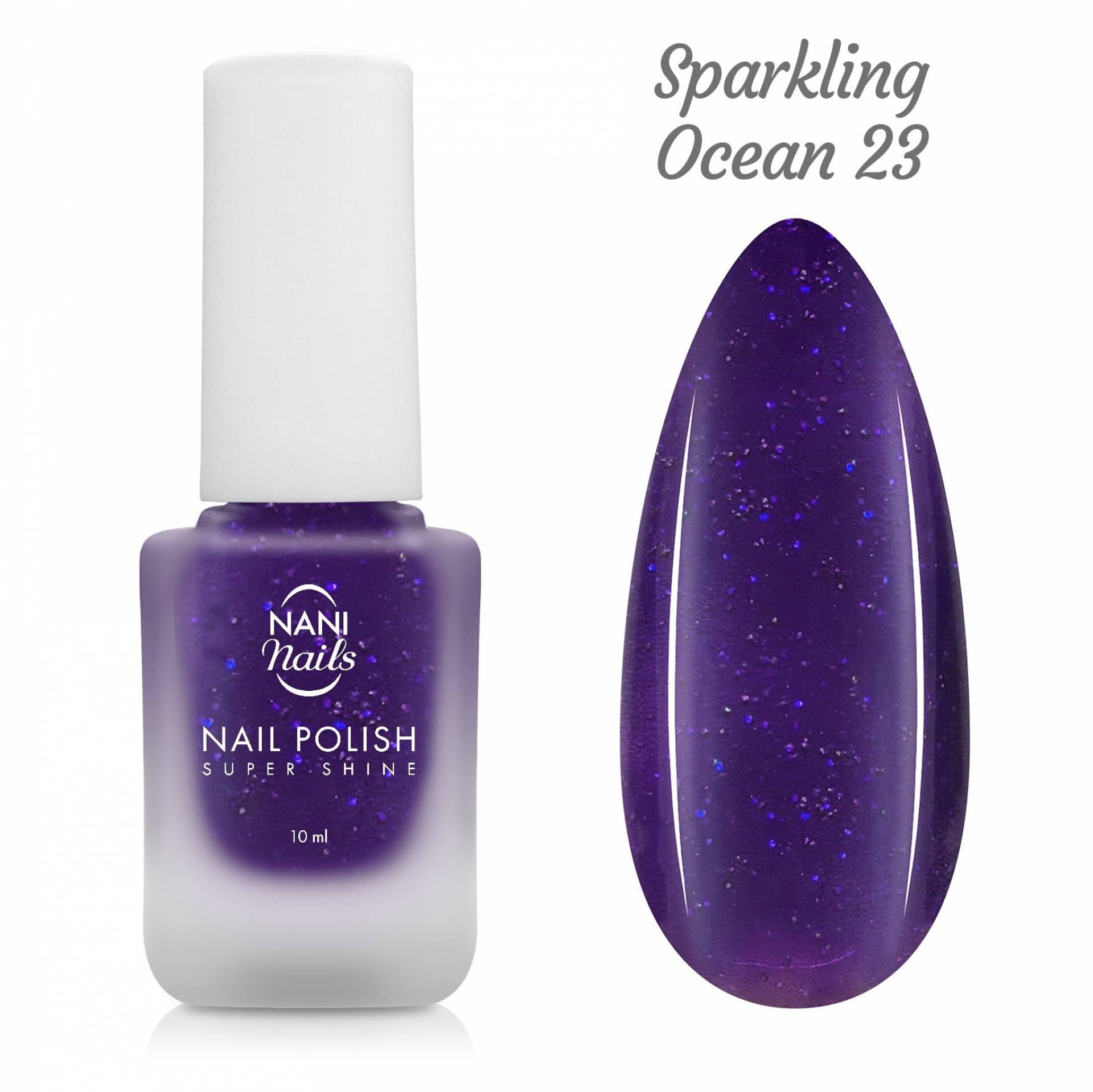 NANI lac de unghii Super Shine 10 ml - Sparkling Ocean