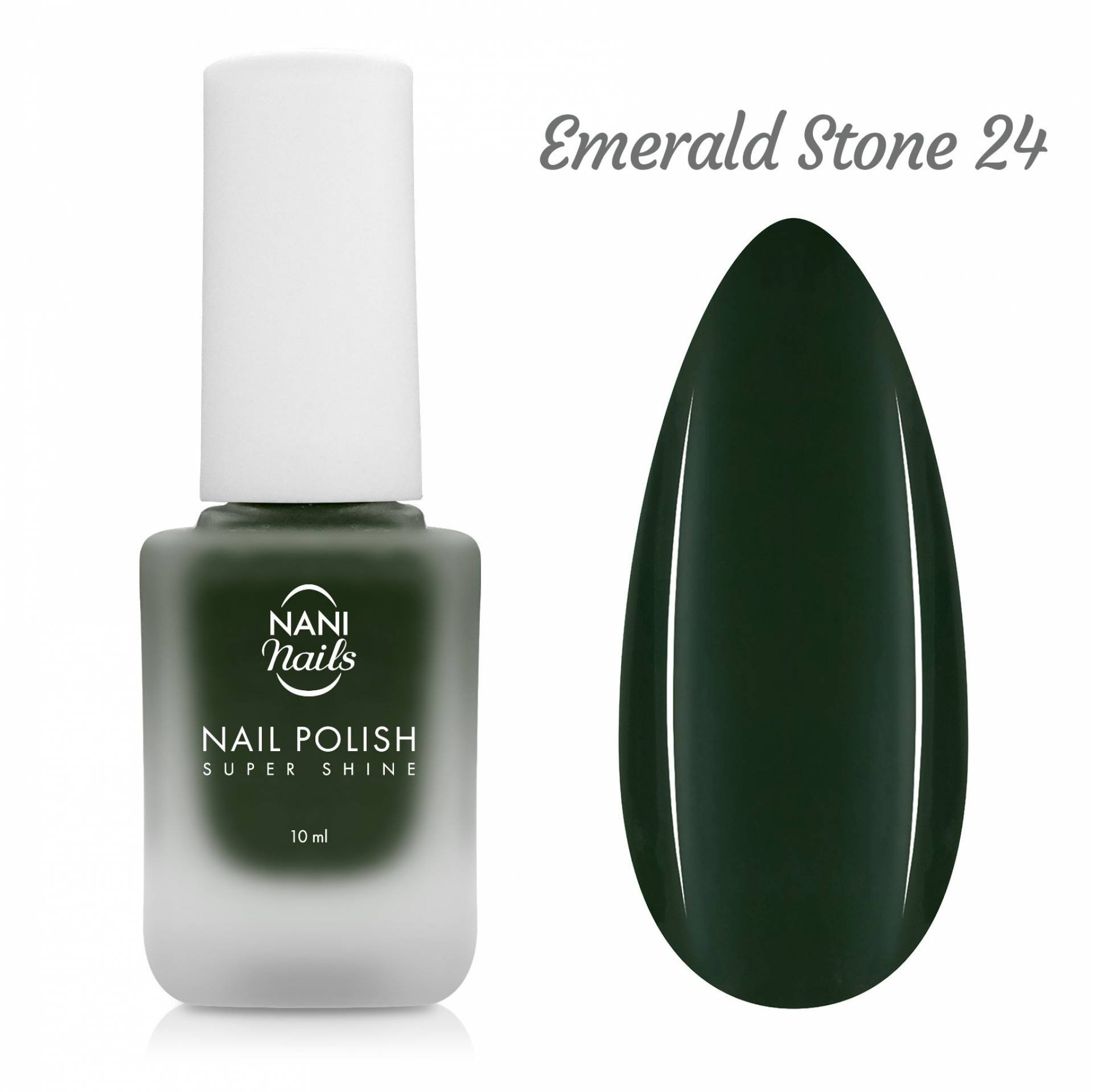 NANI lac de unghii Super Shine 10 ml - Emerald Stone