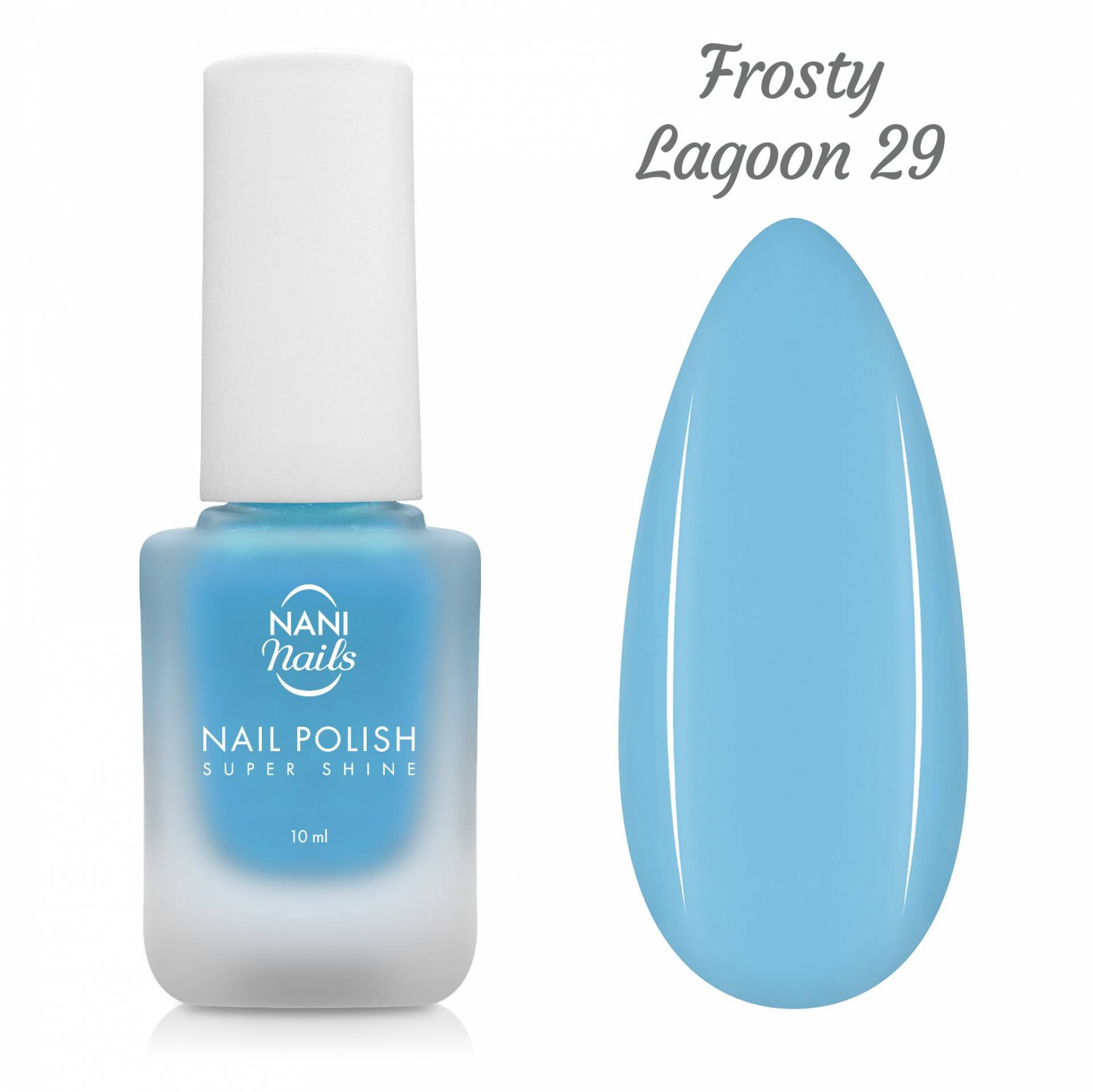NANI lac de unghii Super Shine 10 ml - Frosty Lagoon