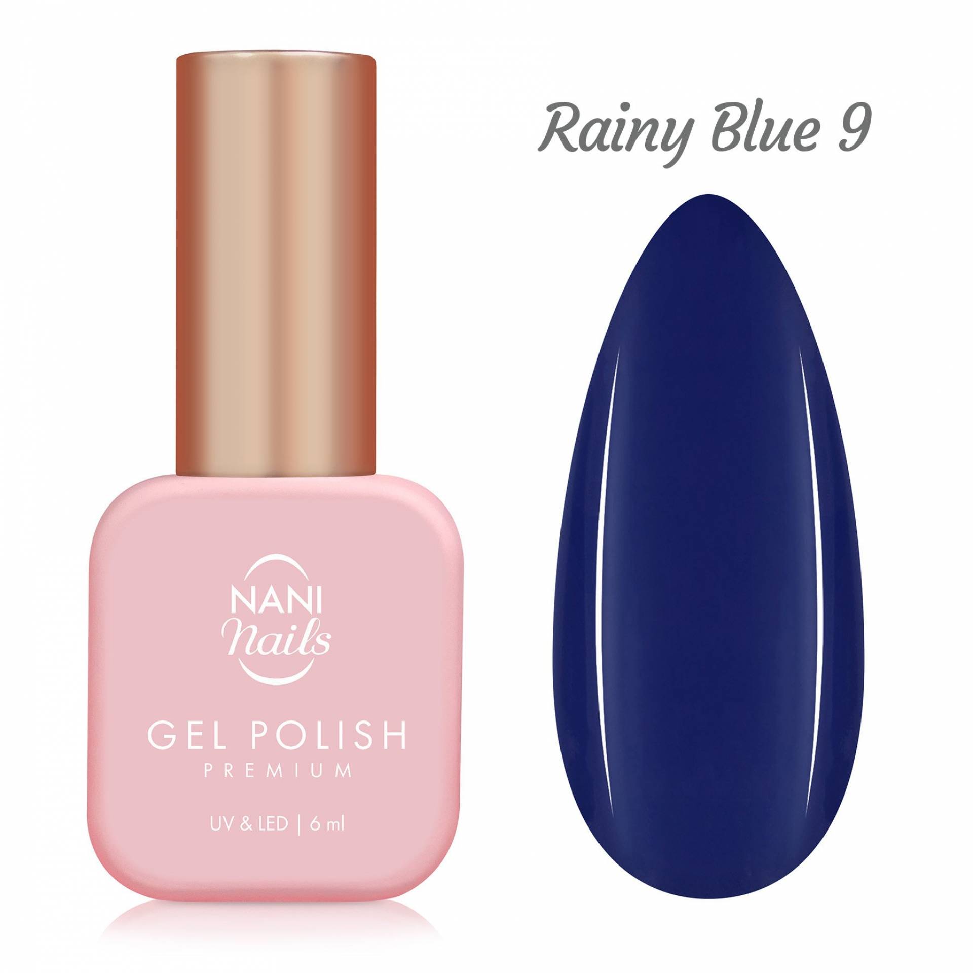 NANI ojă semipermanentă Premium 6 ml - Rainy Blue