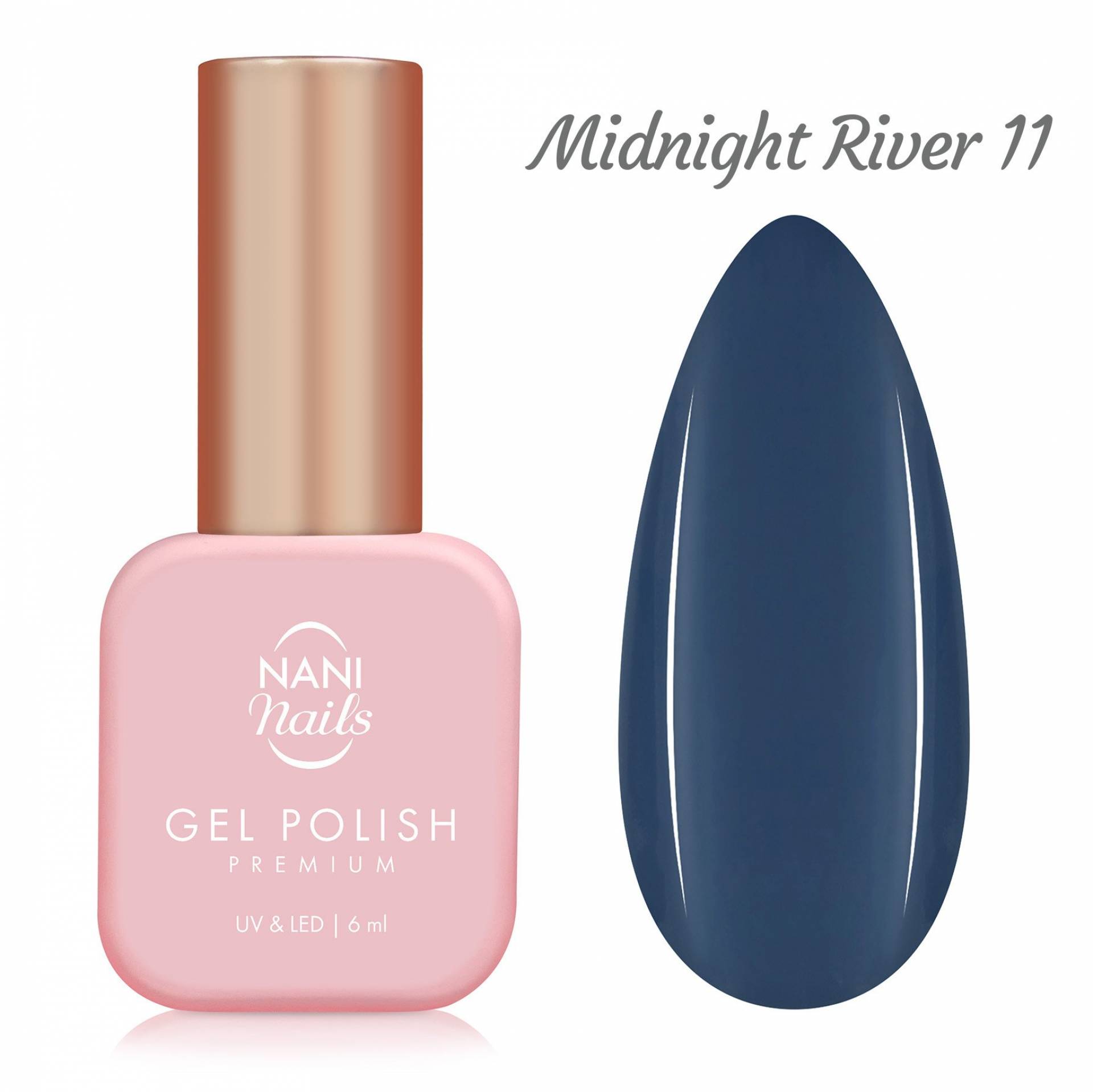 NANI ojă semipermanentă Premium 6 ml - Midnight River