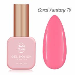 NANI ojă semipermanentă Premium 6 ml - Coral Fantasy