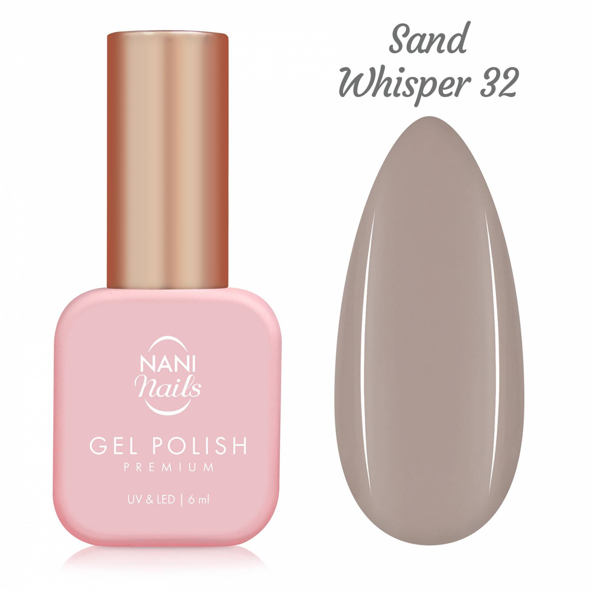 NANI ojă semipermanentă Premium 6 ml - Sand Whisper