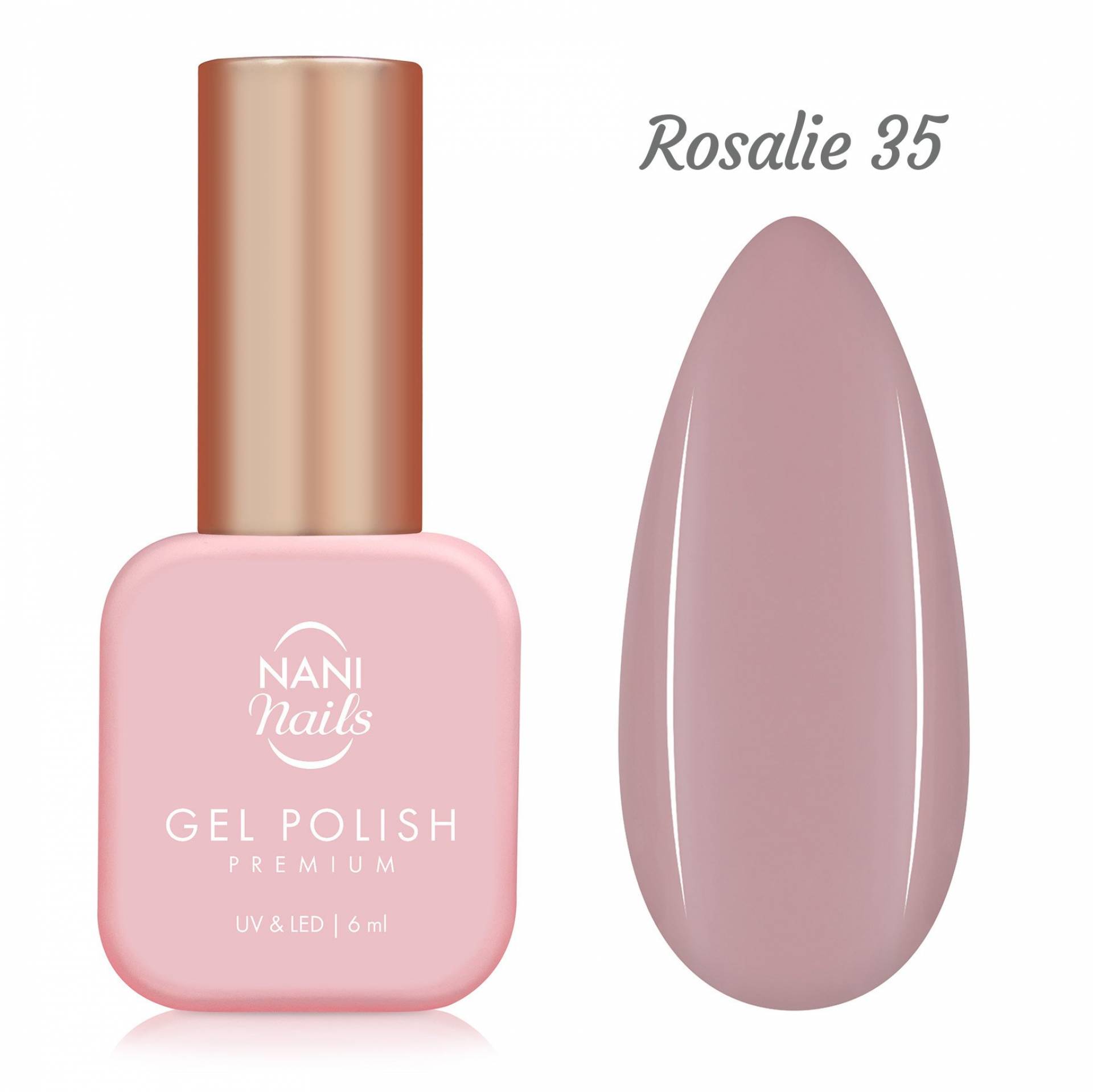NANI ojă semipermanentă Premium 6 ml - Rosalie