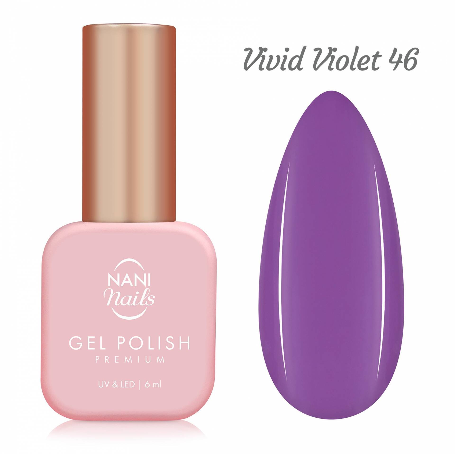 NANI ojă semipermanentă Premium 6 ml - Vivid Violet