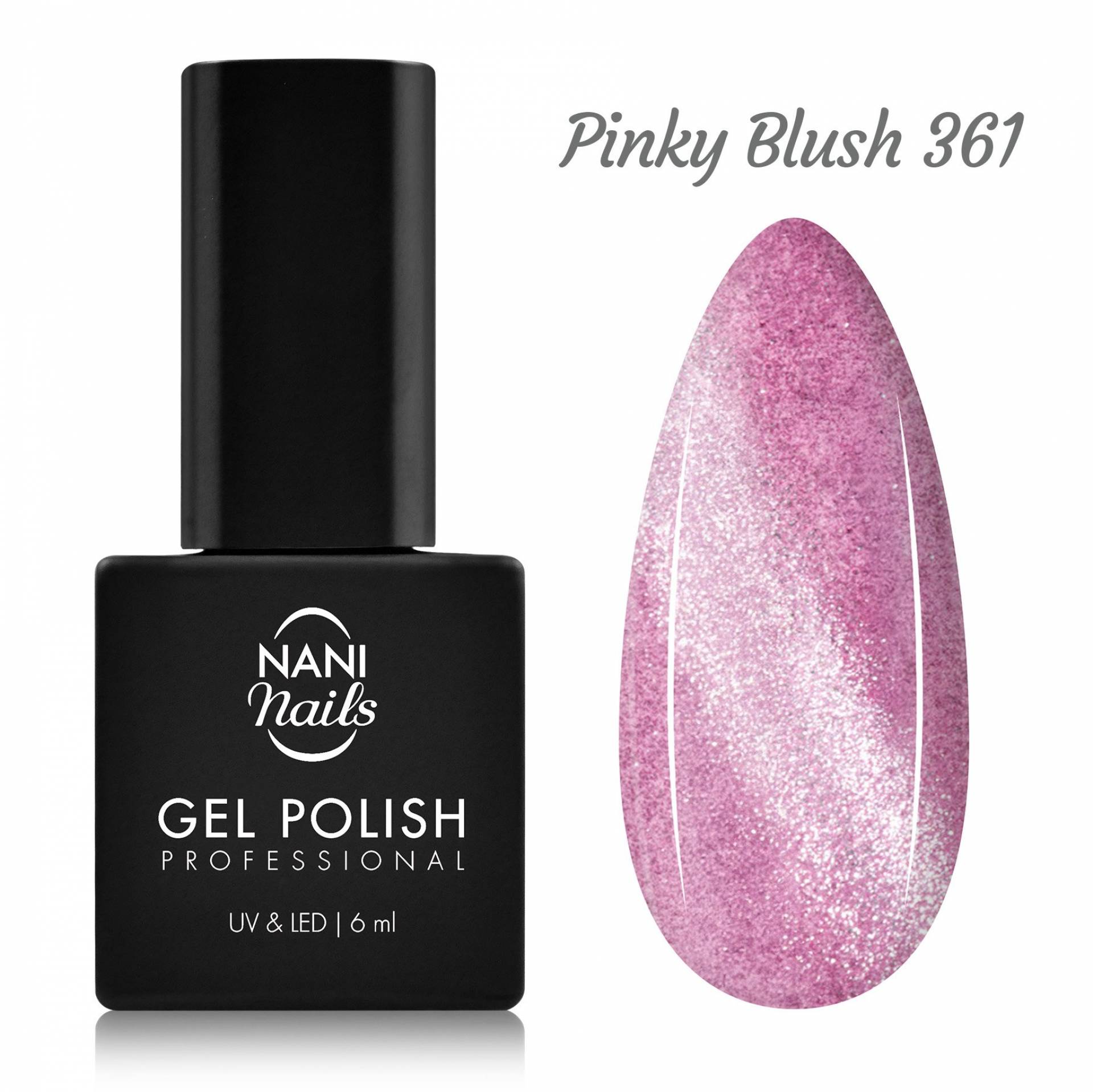 NANI Cat Eye ojă semipermanentă 6 ml - Pinky Blush