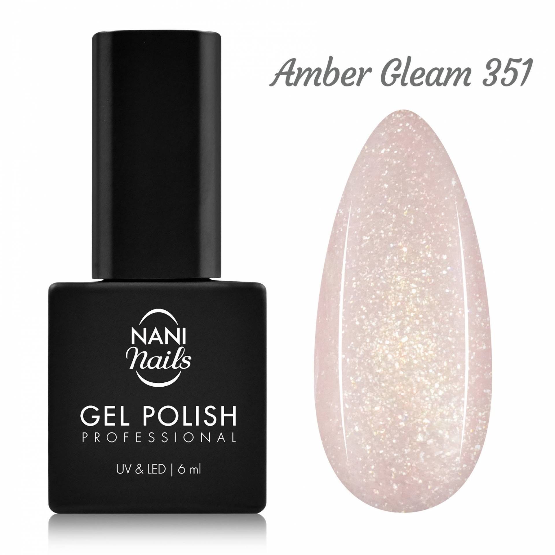 NANI Ojă semipermanentă  6 ml - Amber Gleam