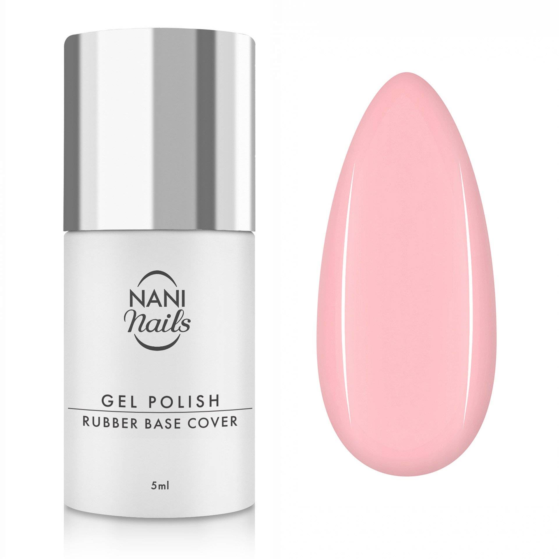 NANI ojă semipermanentă Rubber Base Cover 5 ml - Blush Nectar