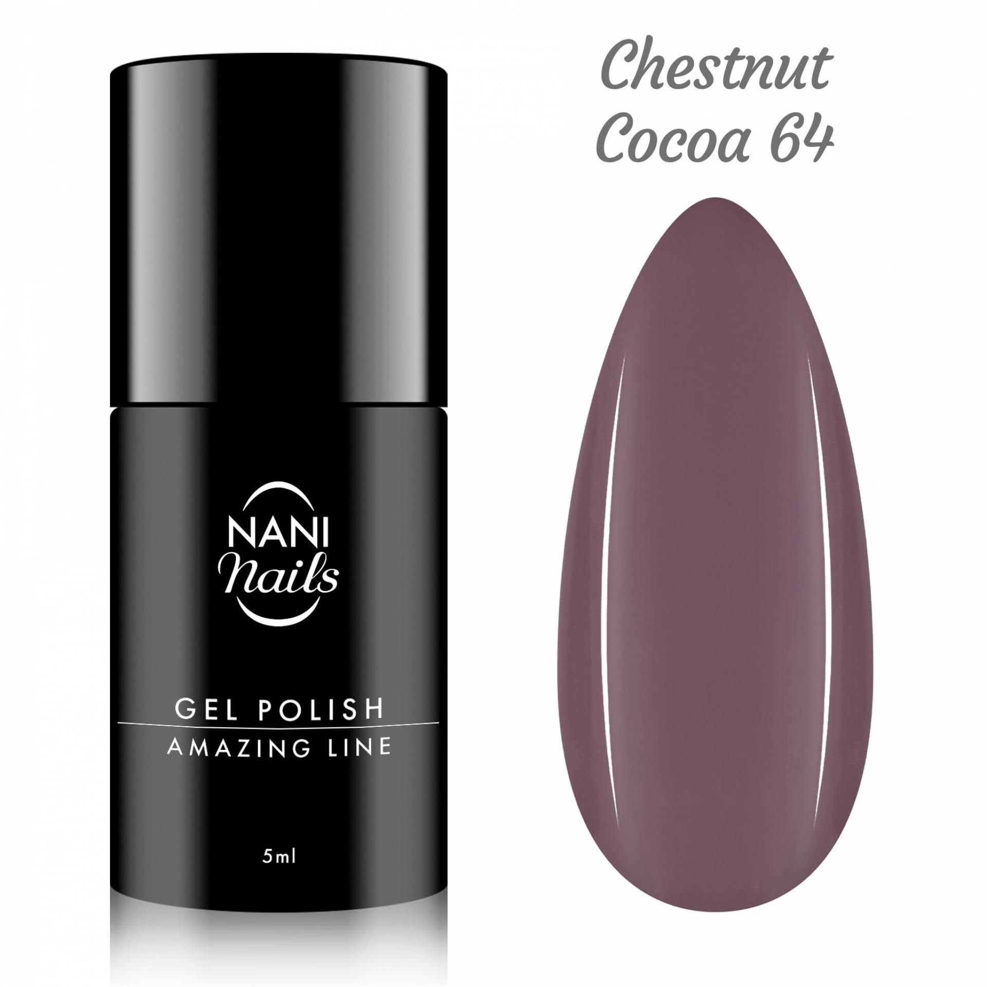 NANI Ojă semipermanentă Amazing Line 5 ml - Chestnut Cocoa