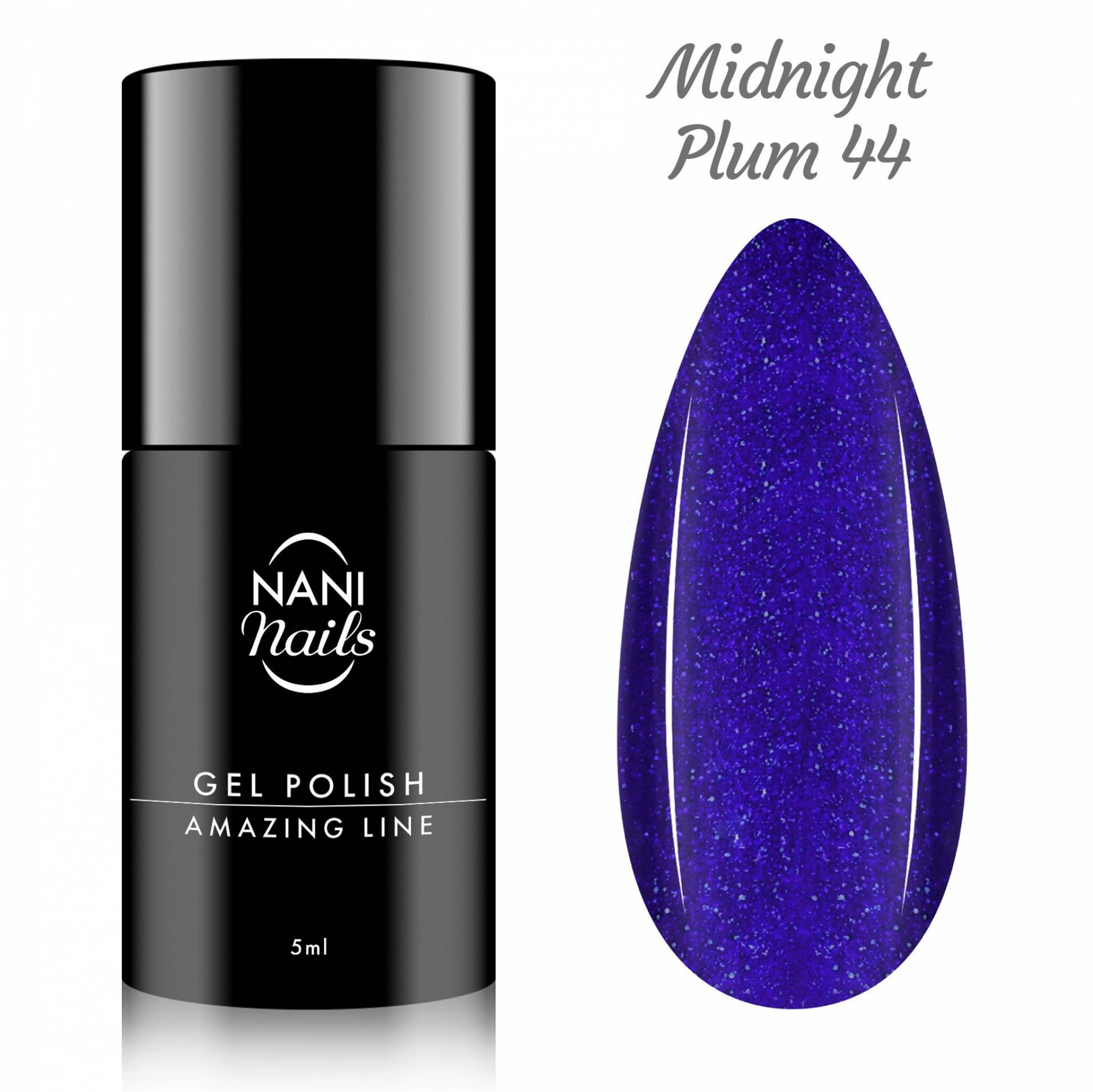 NANI Ojă semipermanentă Amazing Line 5 ml - Midnight Plum