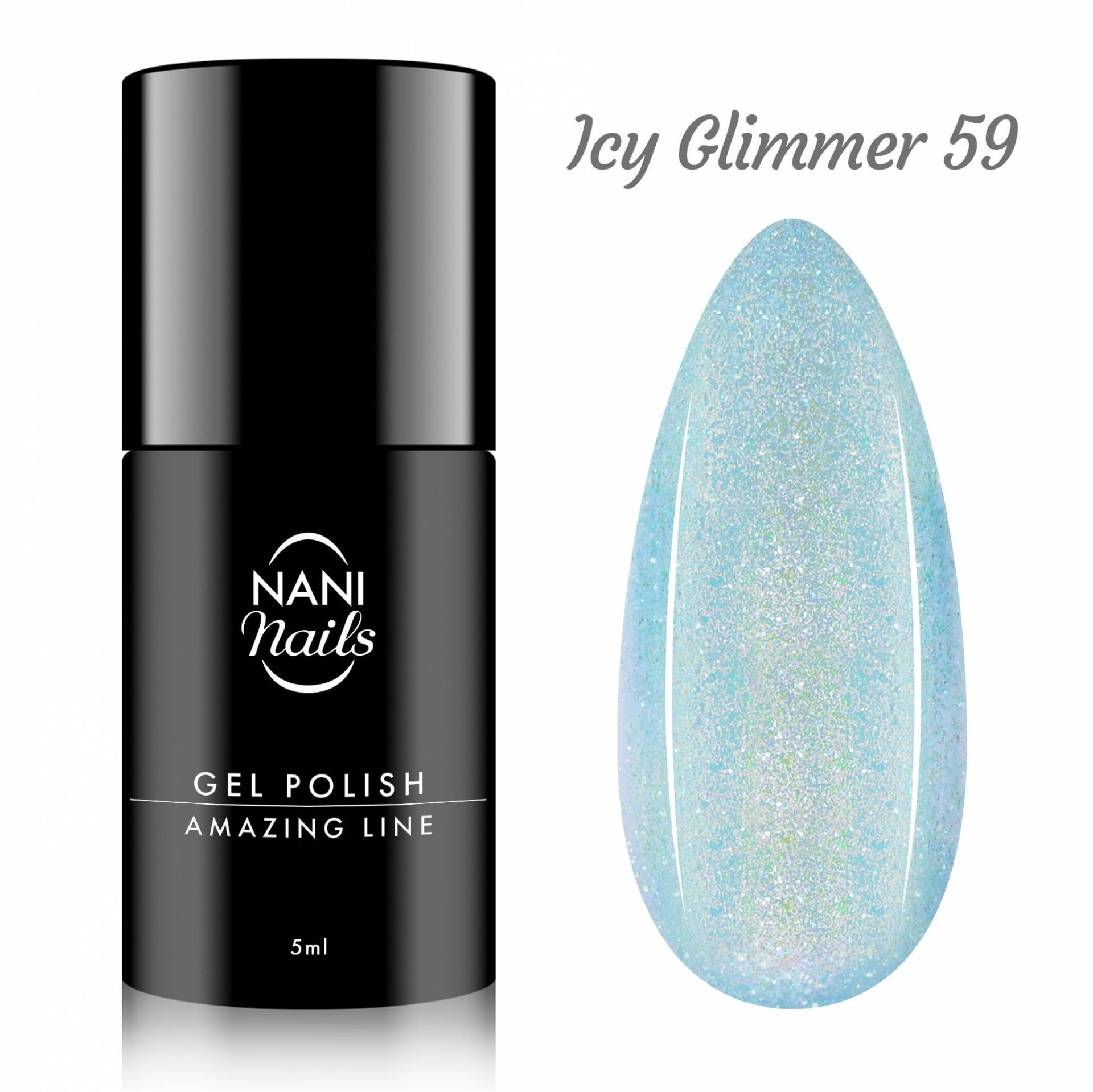 NANI gel lak Amazing Line 5 ml - Icy Glimmer