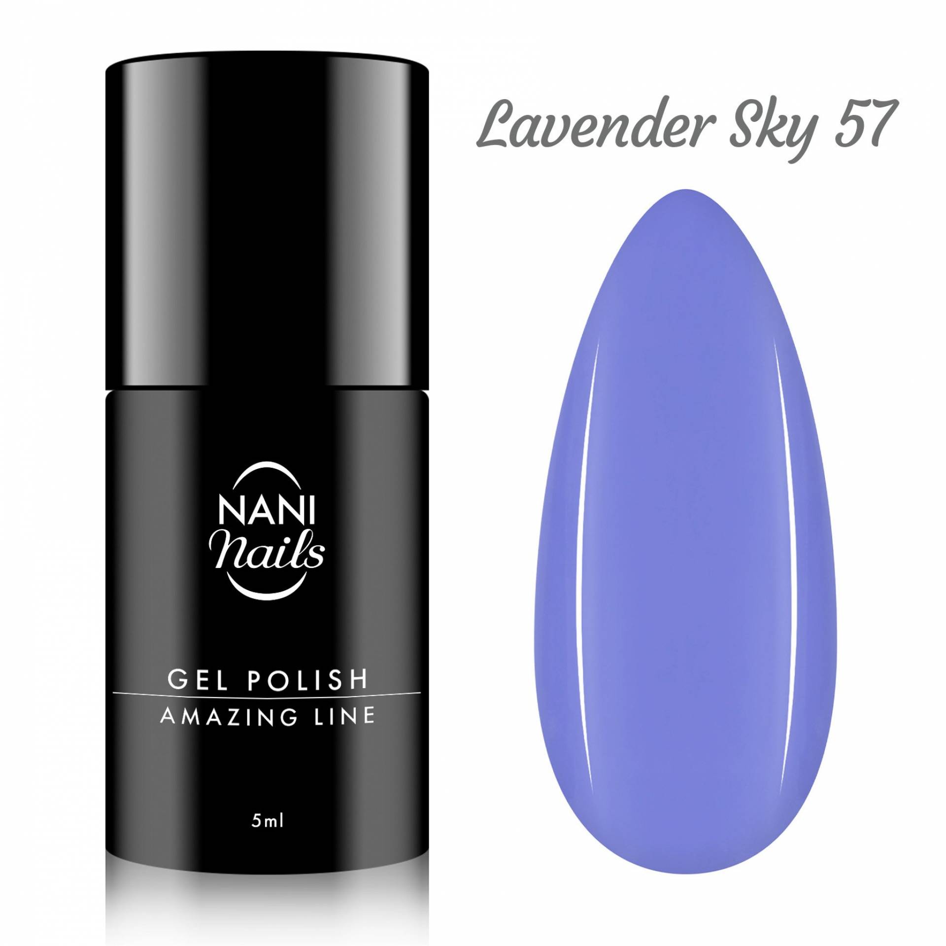 NANI Ojă semipermanentă Amazing Line 5 ml - Lavender Sky