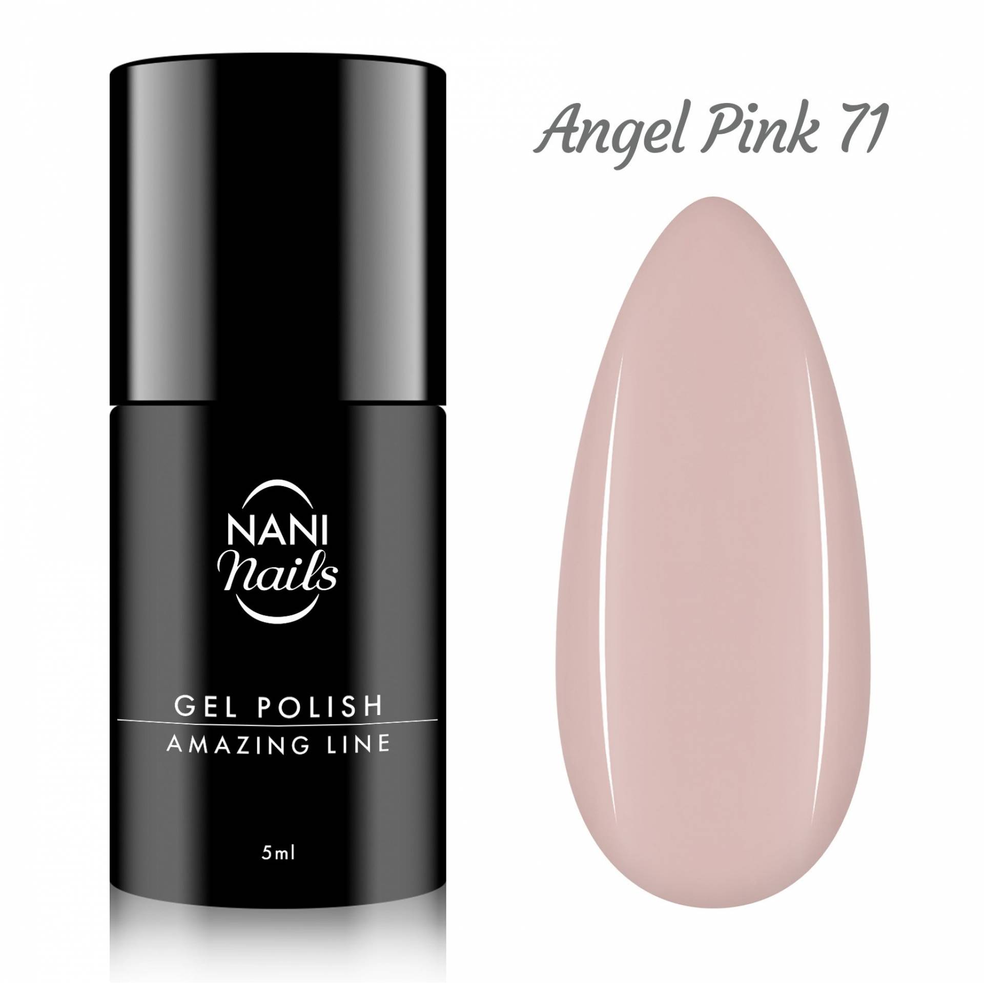 NANI Ojă semipermanentă Amazing Line 5 ml - Angel Pink