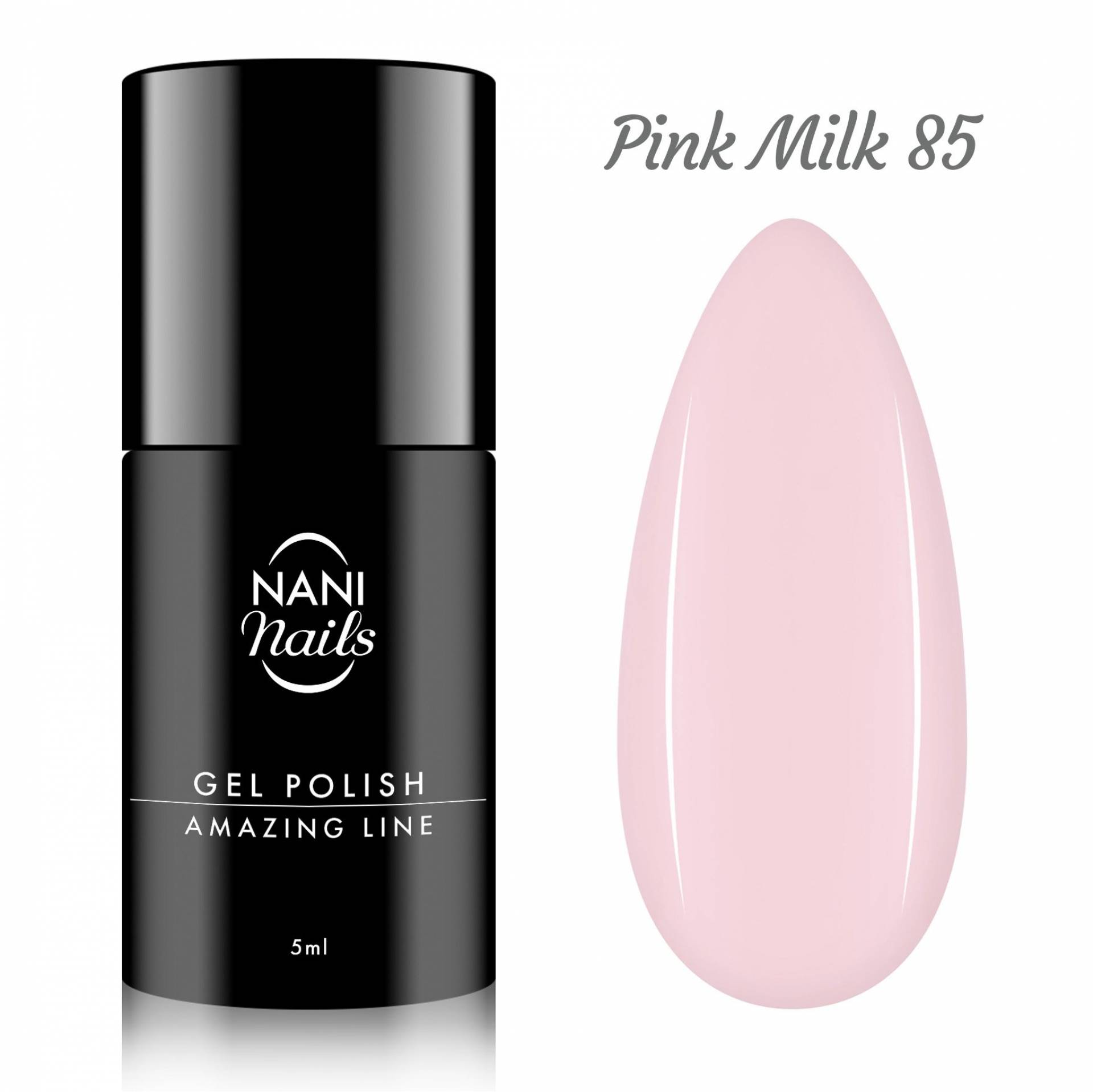 NANI Ojă semipermanentă Amazing Line 5 ml - Pink Milk