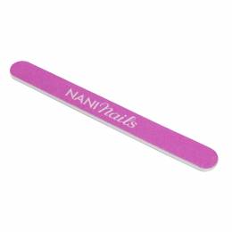 Pilă NANI pentru unghii 180/240 - Roz neon