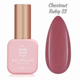 NANI ojă semipermanentă Premium 6 ml - Chestnut Ruby