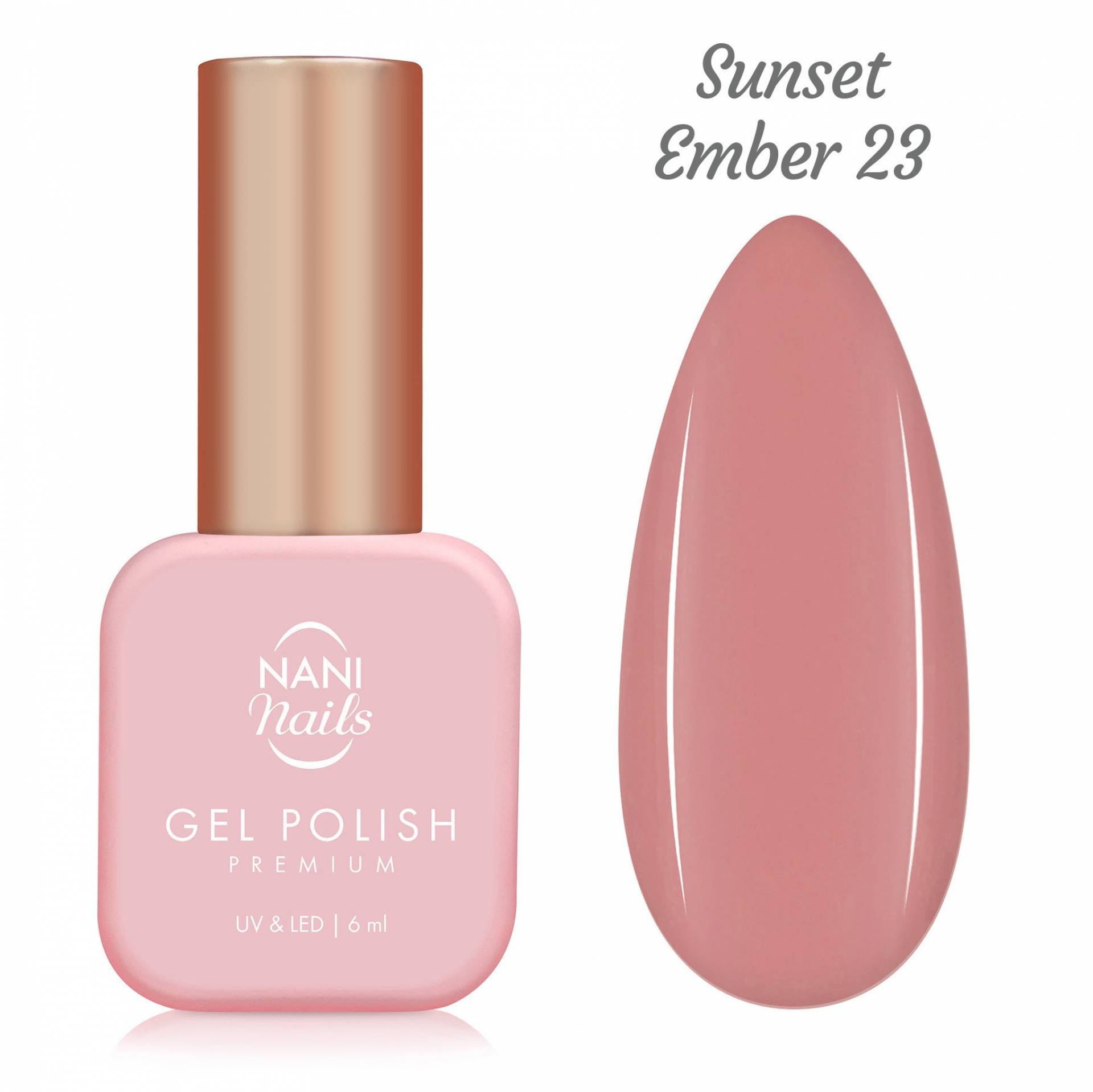 NANI ojă semipermanentă Premium 6 ml - Sunset Ember
