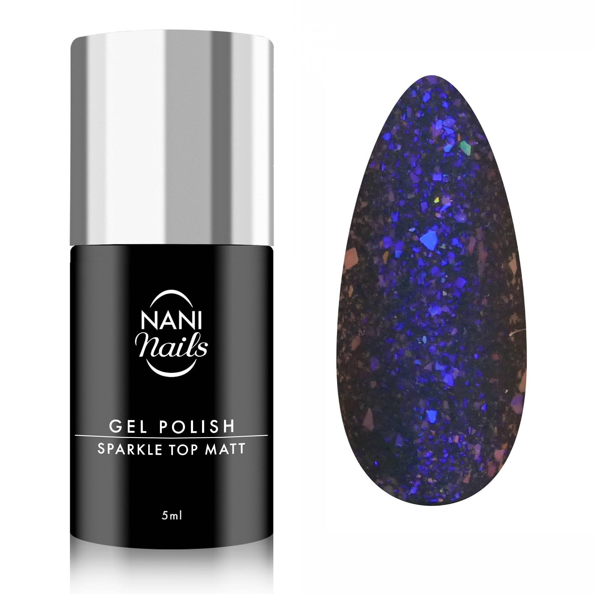 NANI ojă semipermanentă 5 ml - Sparkle Top Matt
