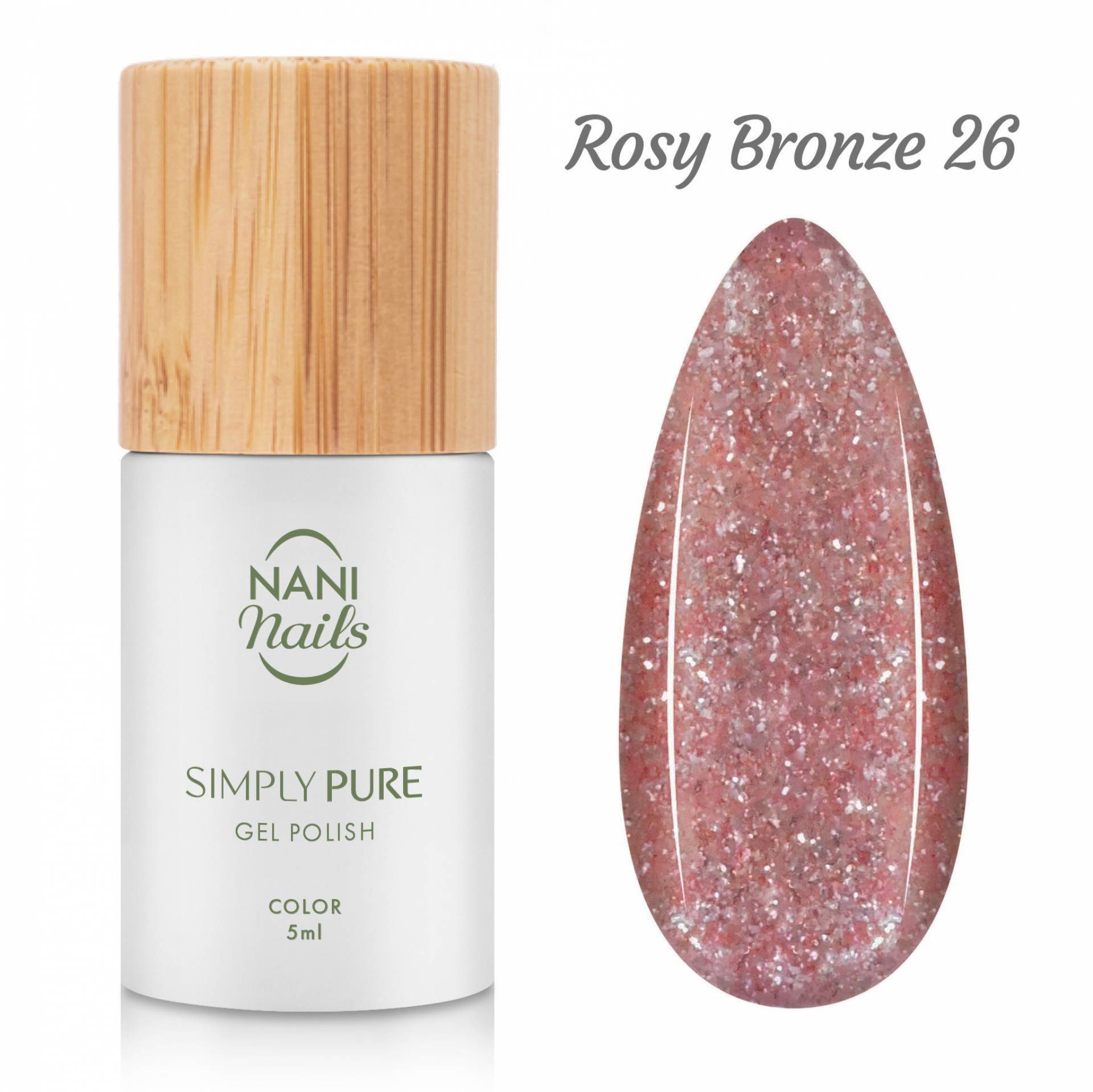 NANI ojă semipermanentă Simply Pure 5 ml - Rosy Bronze