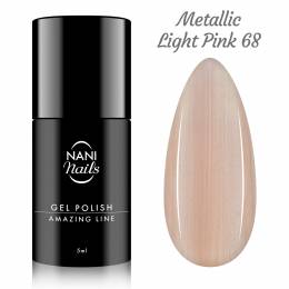 NANI gel lak Amazing Line 5 ml – Metallic Light Pink