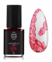 Dekorativni lak za nohte Aquarelle INK NANI 12 ml – Red