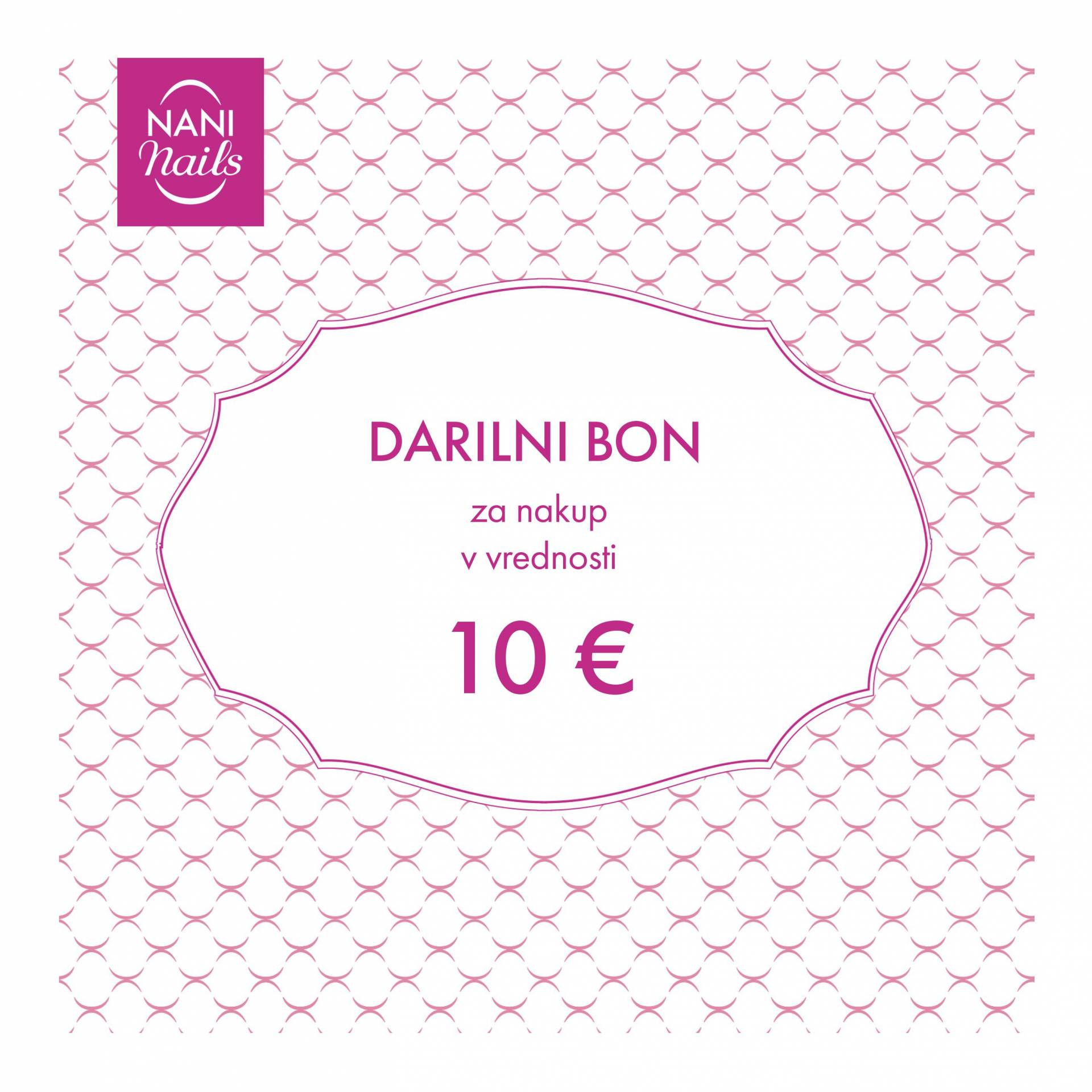 Darilni bon v vrednosti 10 EUR
