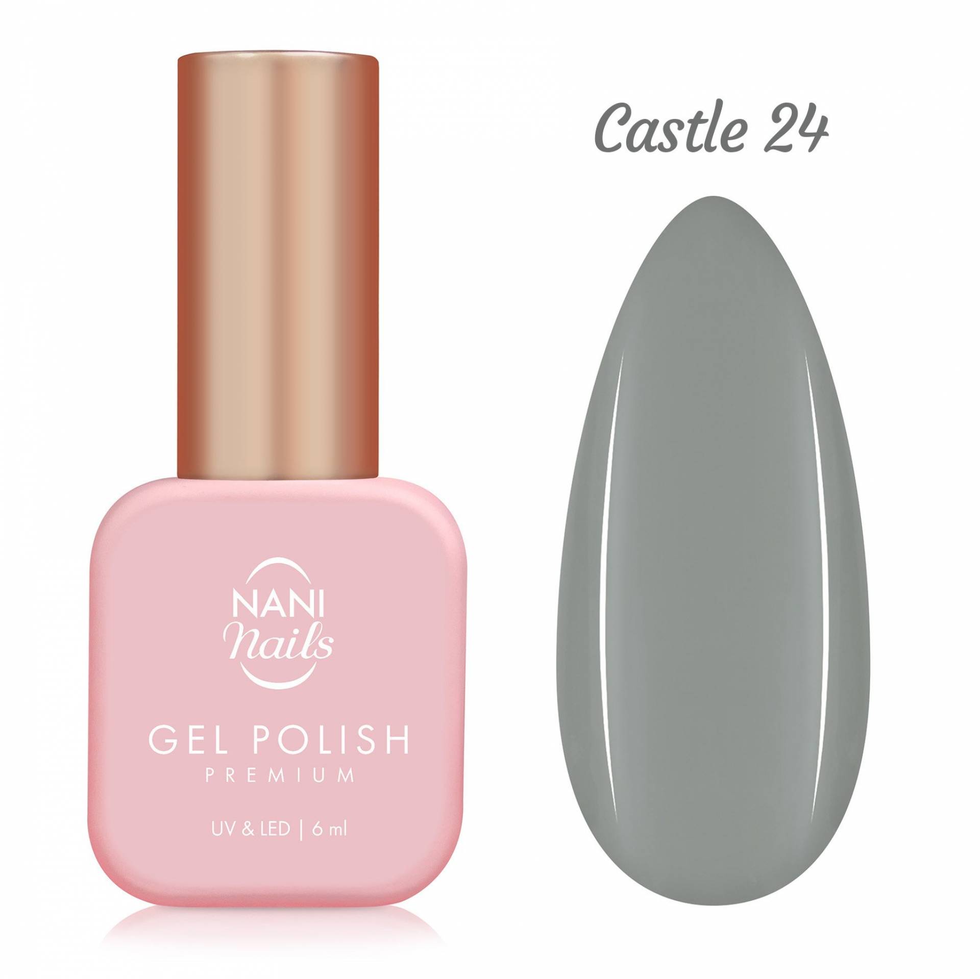 NANI gel lak Premium 6 ml - Castle