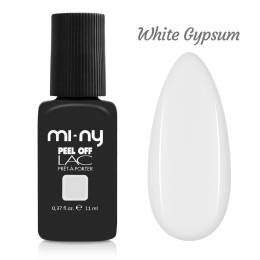 MI-NY gel lak Peel Off 11 ml - White Gypsum