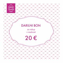 Darilni bon v vrednosti 20 EUR