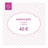 Darilni bon v vrednosti 40 EUR