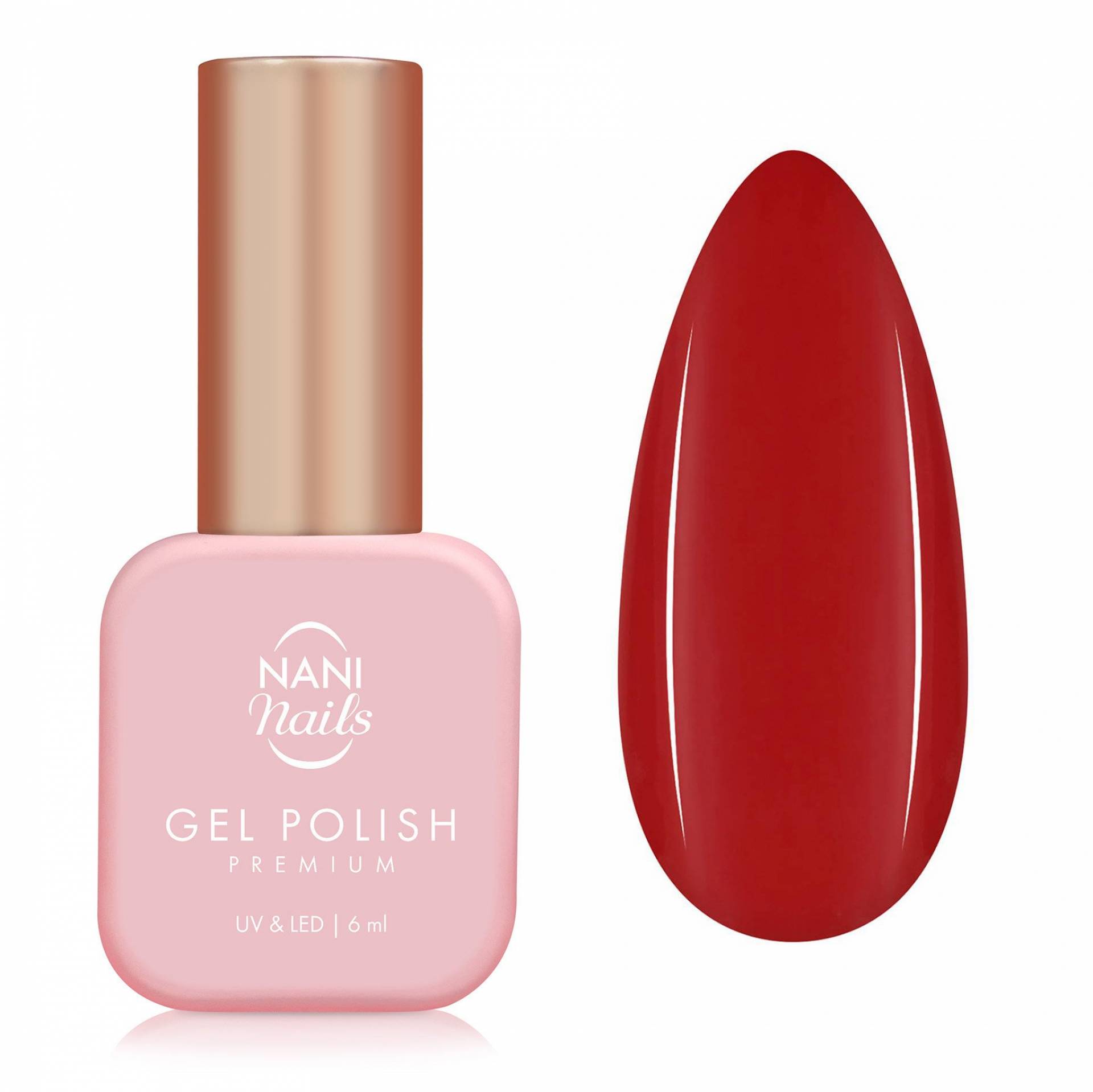 NANI gel lak Premium 6 ml - Bright Carmine